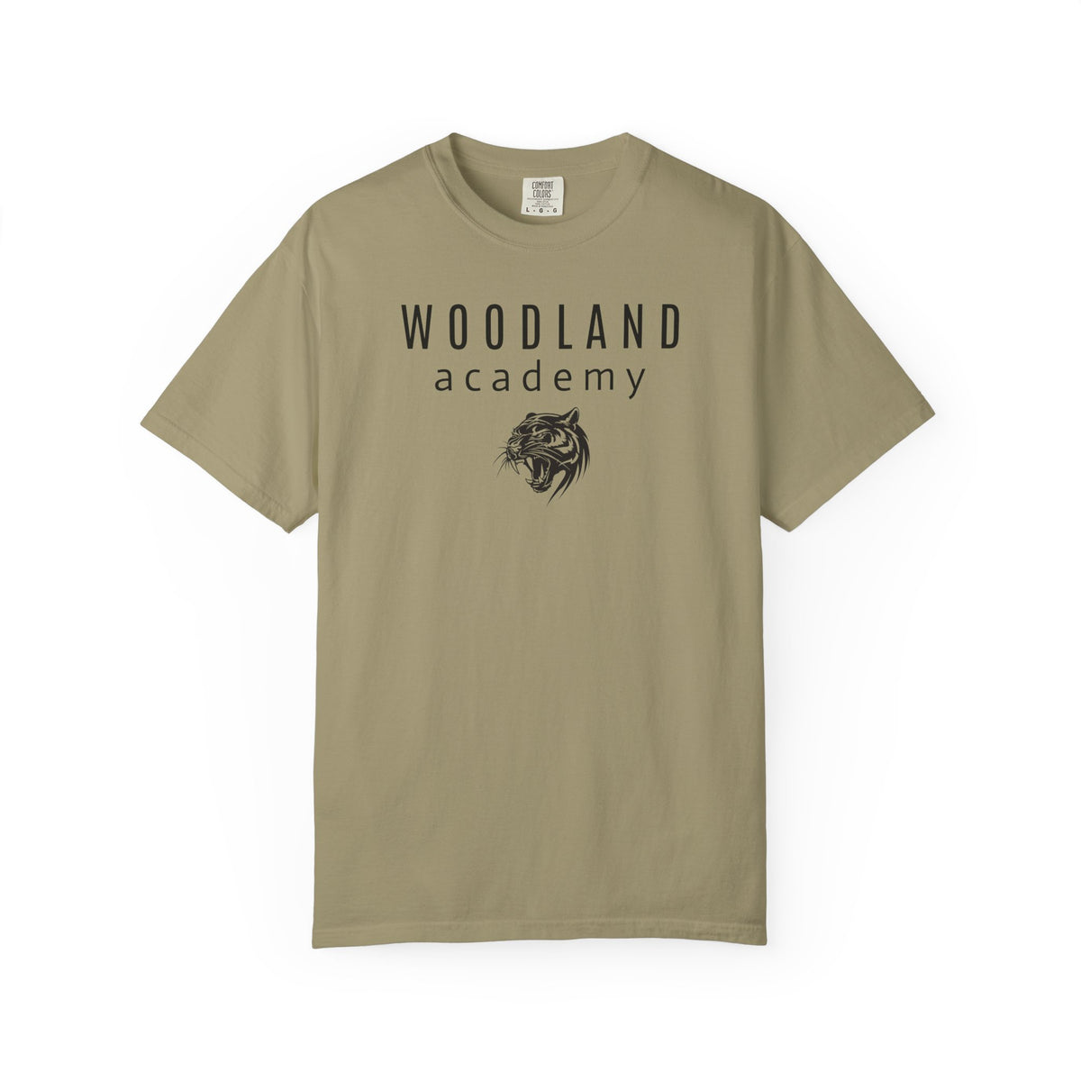 11 - Woodland Academy Multi Color Shirts Wildcat Logo  — Minimal Logo Tee for Leaders & Coaches