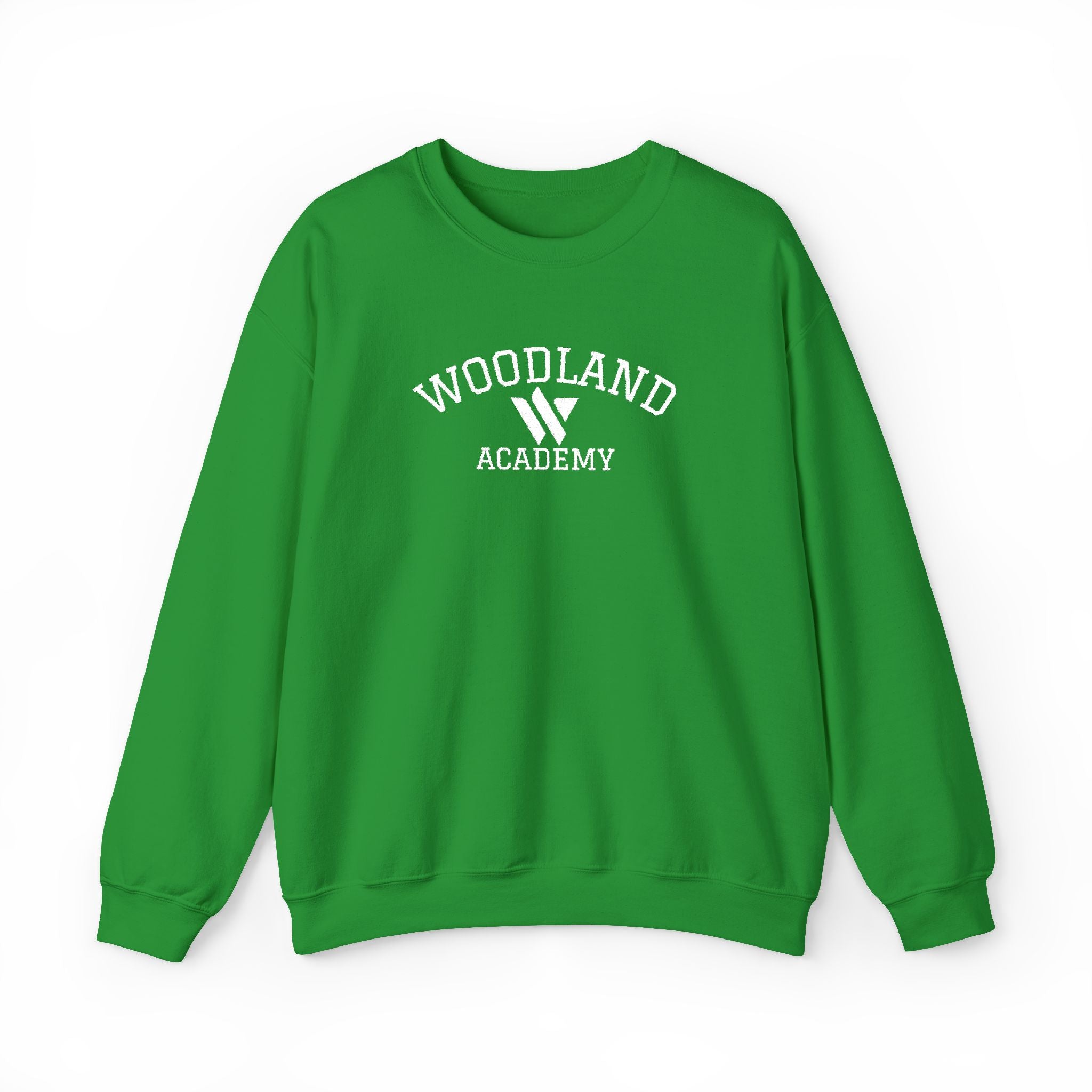 15 - Woodland Academy Embroidered Multi Color Crewneck Sweatshirt – Minimal Motivational Pullover
