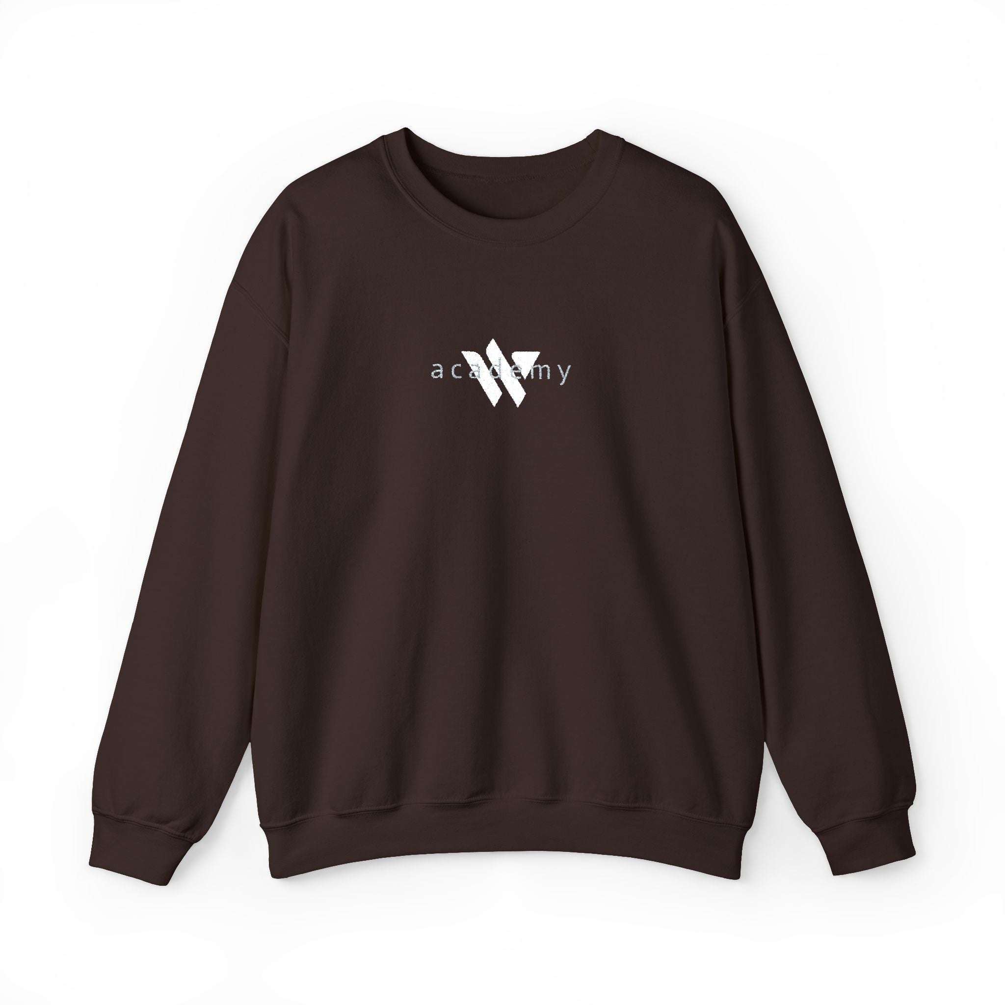 15 - Woodland Academy Embroidered Multi Color Crewneck Sweatshirt – Minimal Motivational Pullover