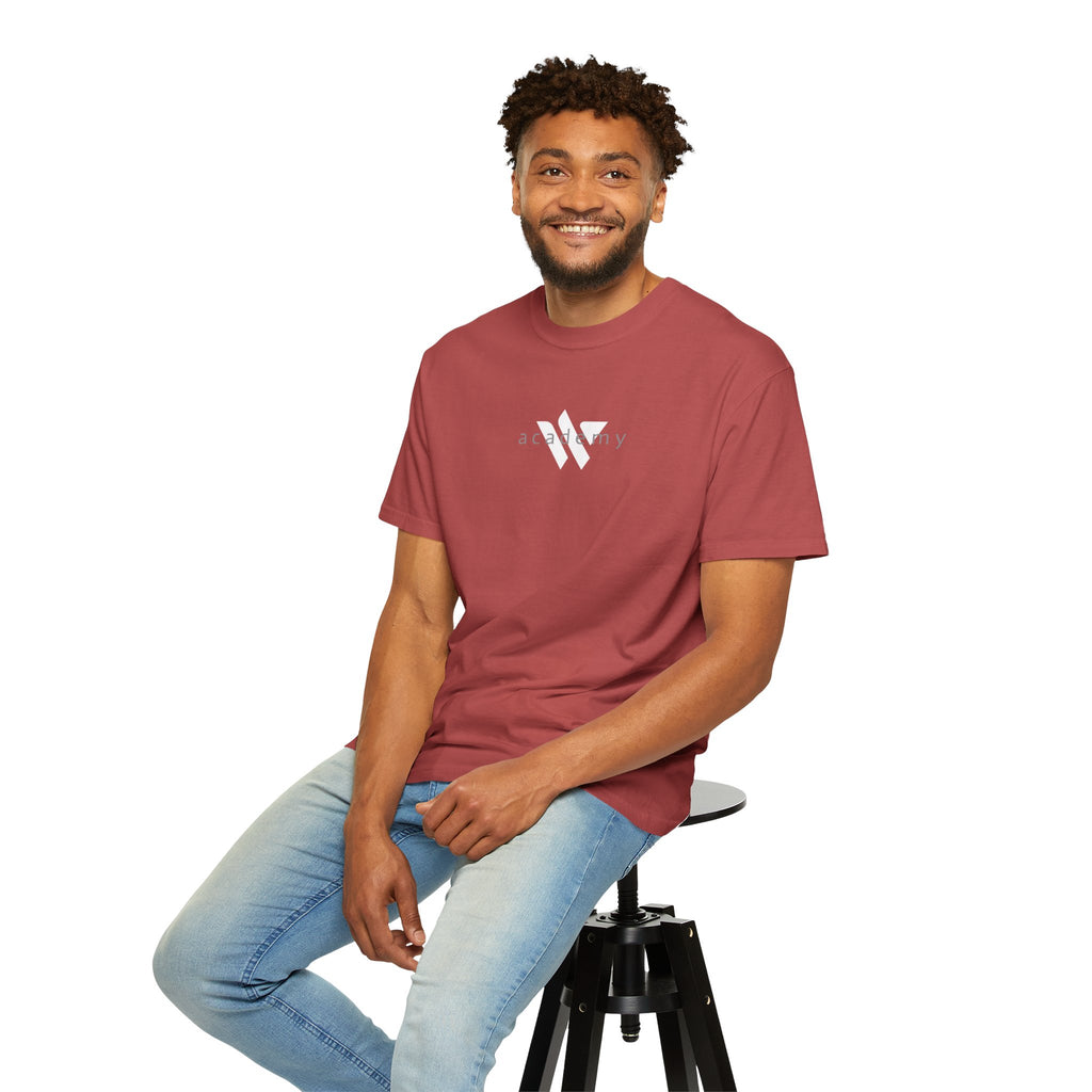 11 - Woodland Academy Painted Wildcat Multi Color T-Shirt — Minimal Logo Tee for Leaders & Coaches