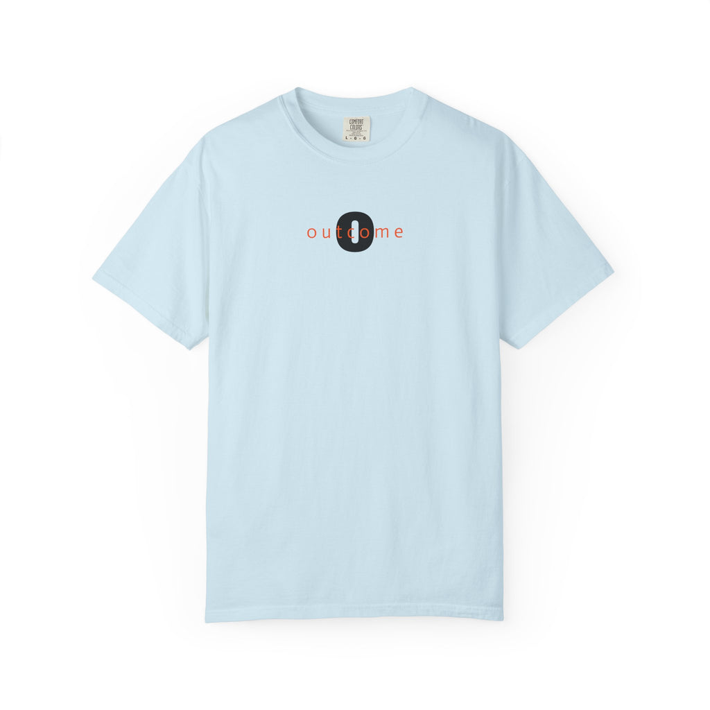 91 - Outcome Leadership- The Future Multi Color T-Shirt — Minimal Logo Tee for Leaders & Coaches