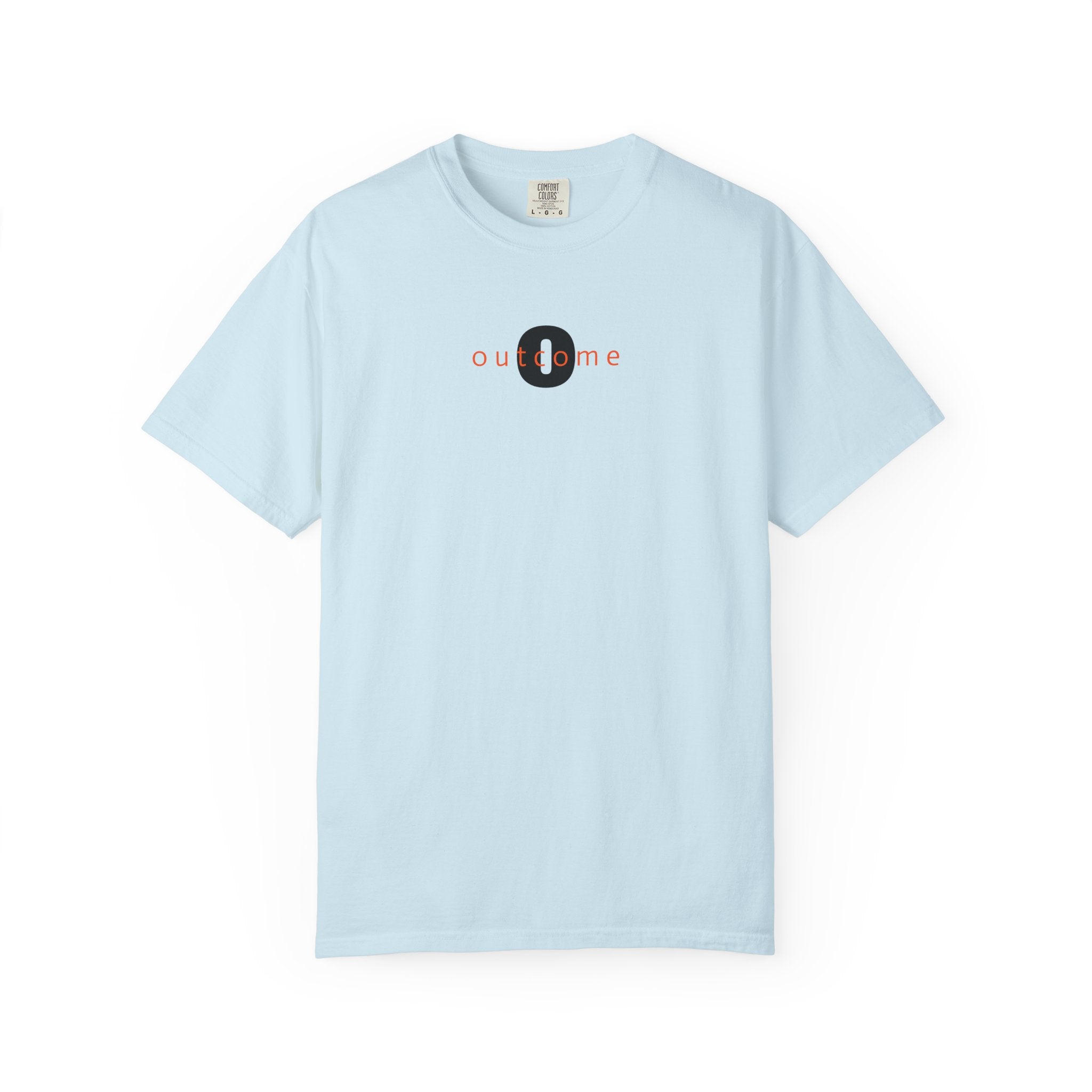 91 - Outcome Leadership- The Future Multi Color T-Shirt — Minimal Logo Tee for Leaders & Coaches