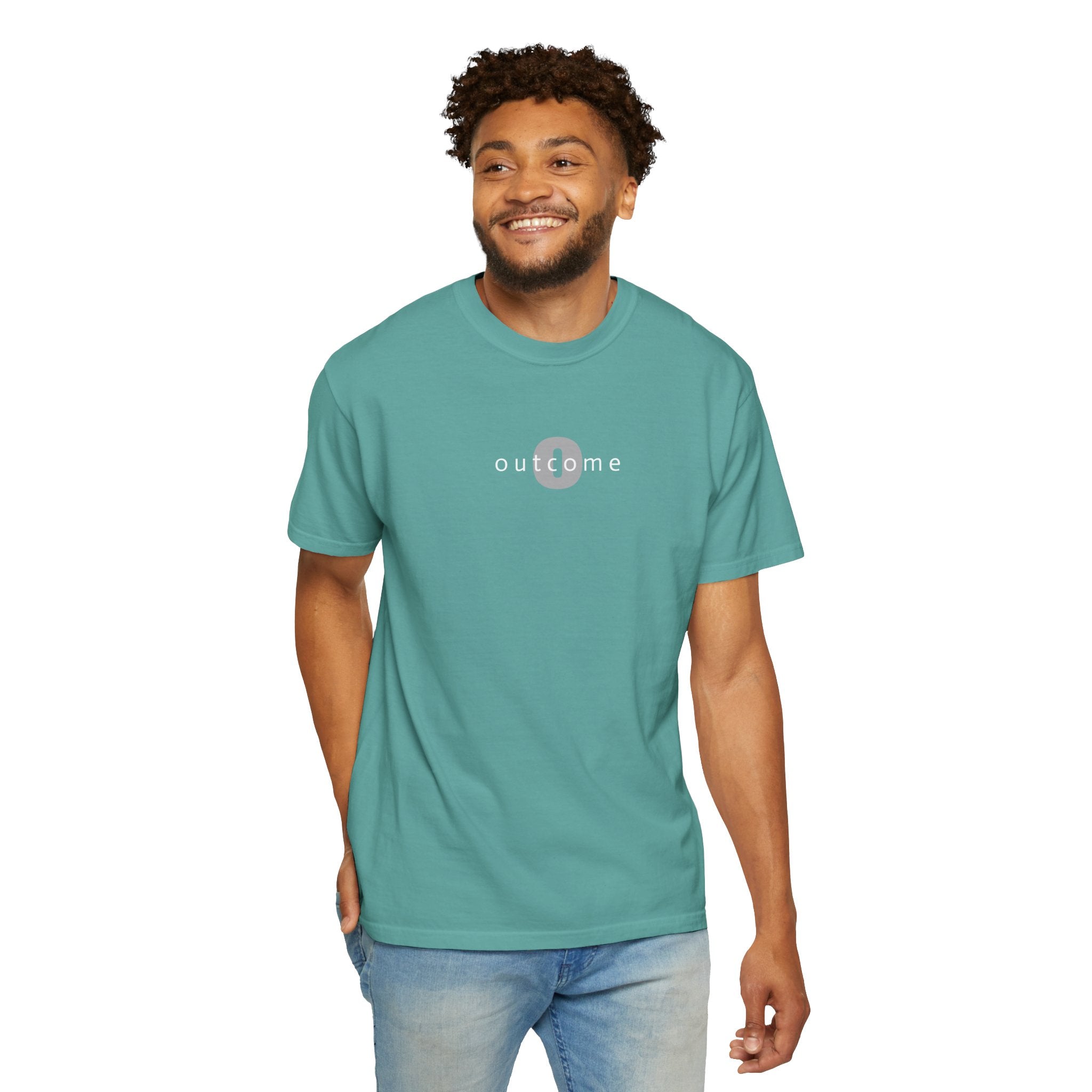 91 - Outcome Leadership - Influence Matters - Multi Color T-Shirt — Minimal Logo Tee for Leaders & Coaches
