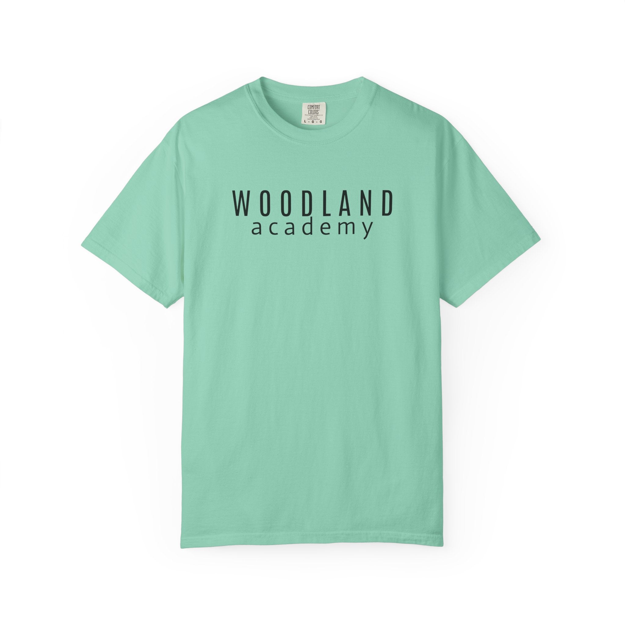 11 - Woodland Academy Oversized Wildcat Multi Color T-Shirt — Minimal Logo Tee for Leaders & Coaches