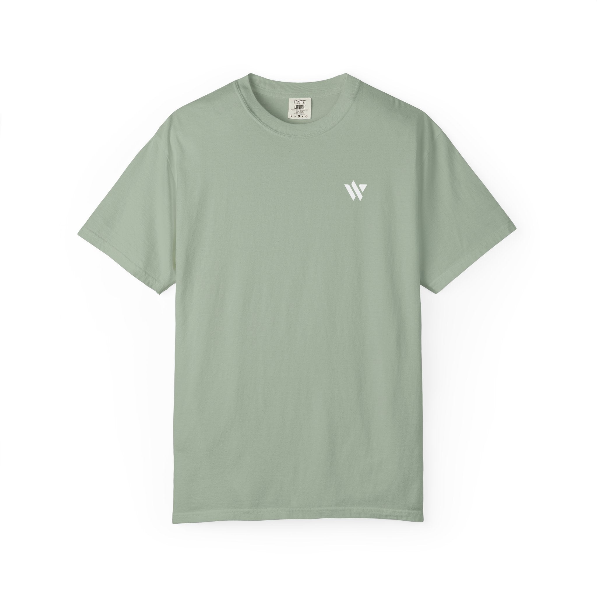 11 - Woodland Logo Multi Color T-Shirt — Minimal Logo Tee for Leaders & Coaches