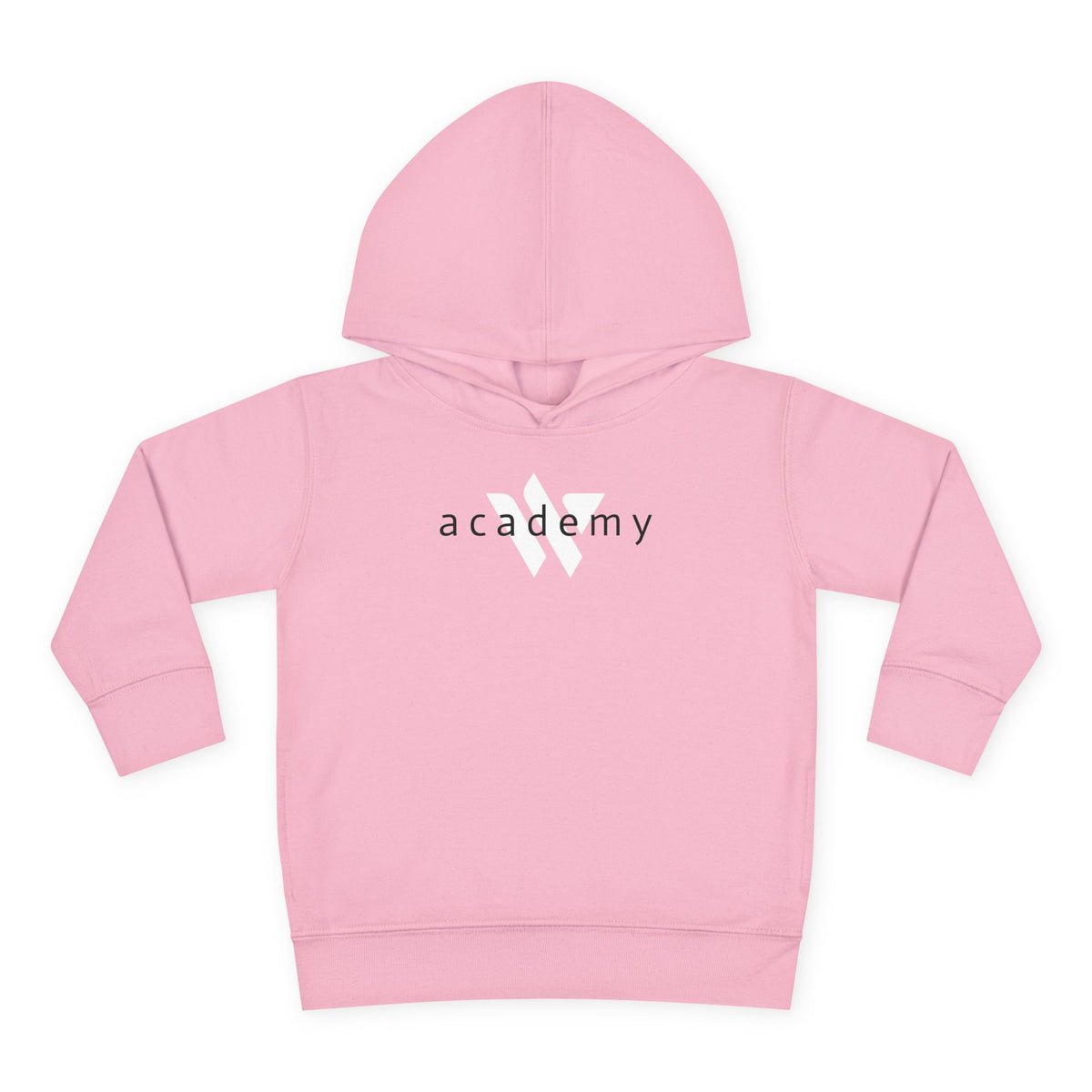 16 - Toddler Hoodie — Minimal 'Academy' Logo Kids Pullover