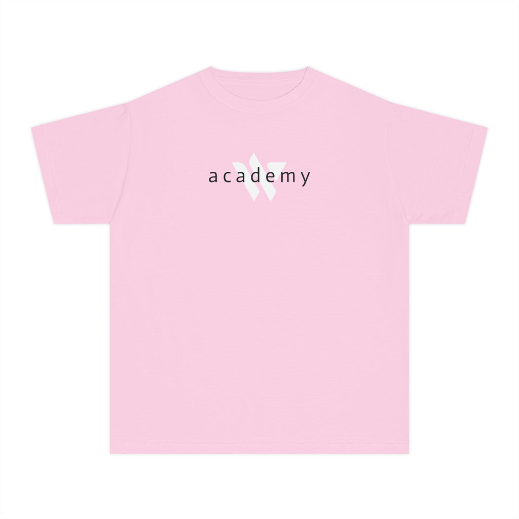 11 - Youth Multi Colors Academy Tee — Minimal Logo Kids T‑Shirt