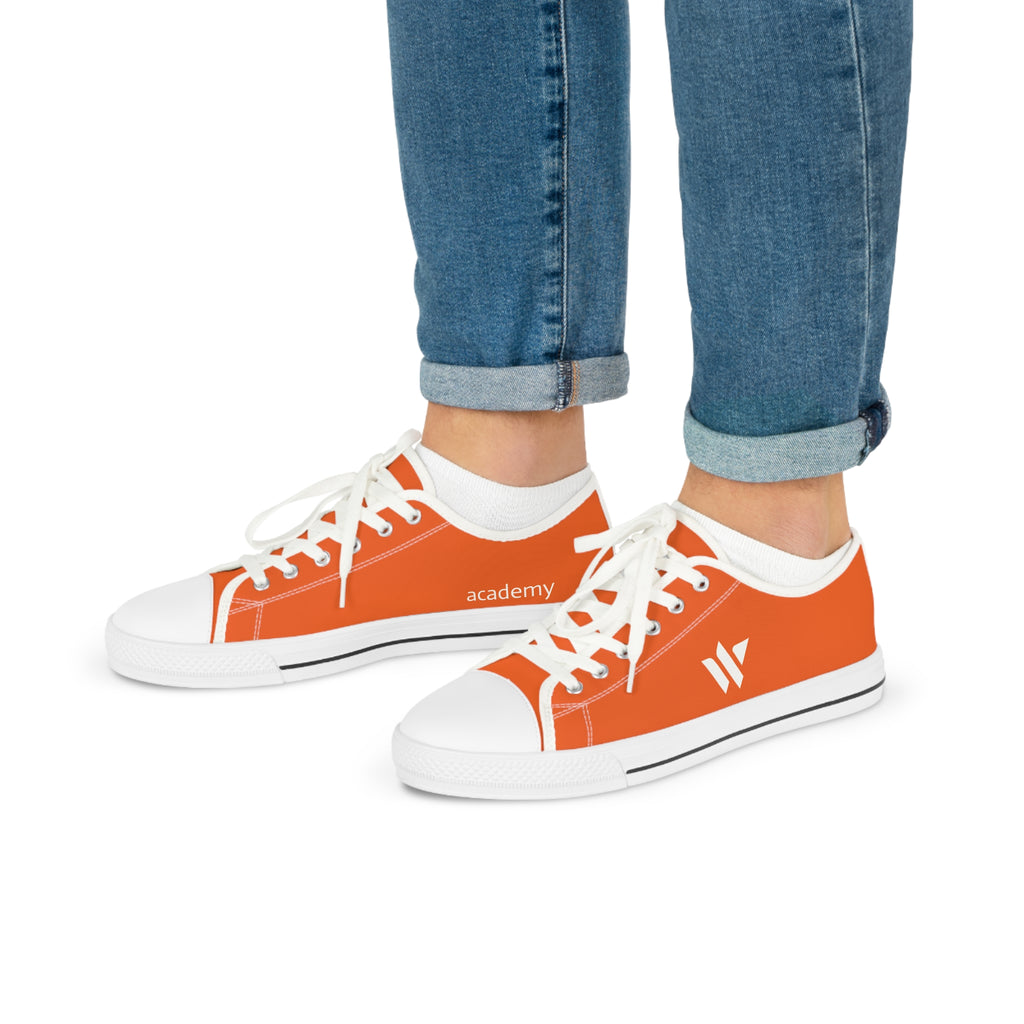 4 - Woodland Academy Men's Low Top Sneakers — Casual Brown Canvas Low-Top Shoes