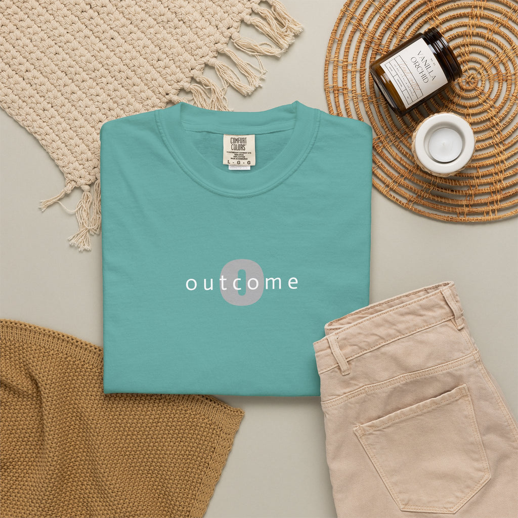 91 - Outcome Leadership - Influence Matters - Multi Color T-Shirt — Minimal Logo Tee for Leaders & Coaches