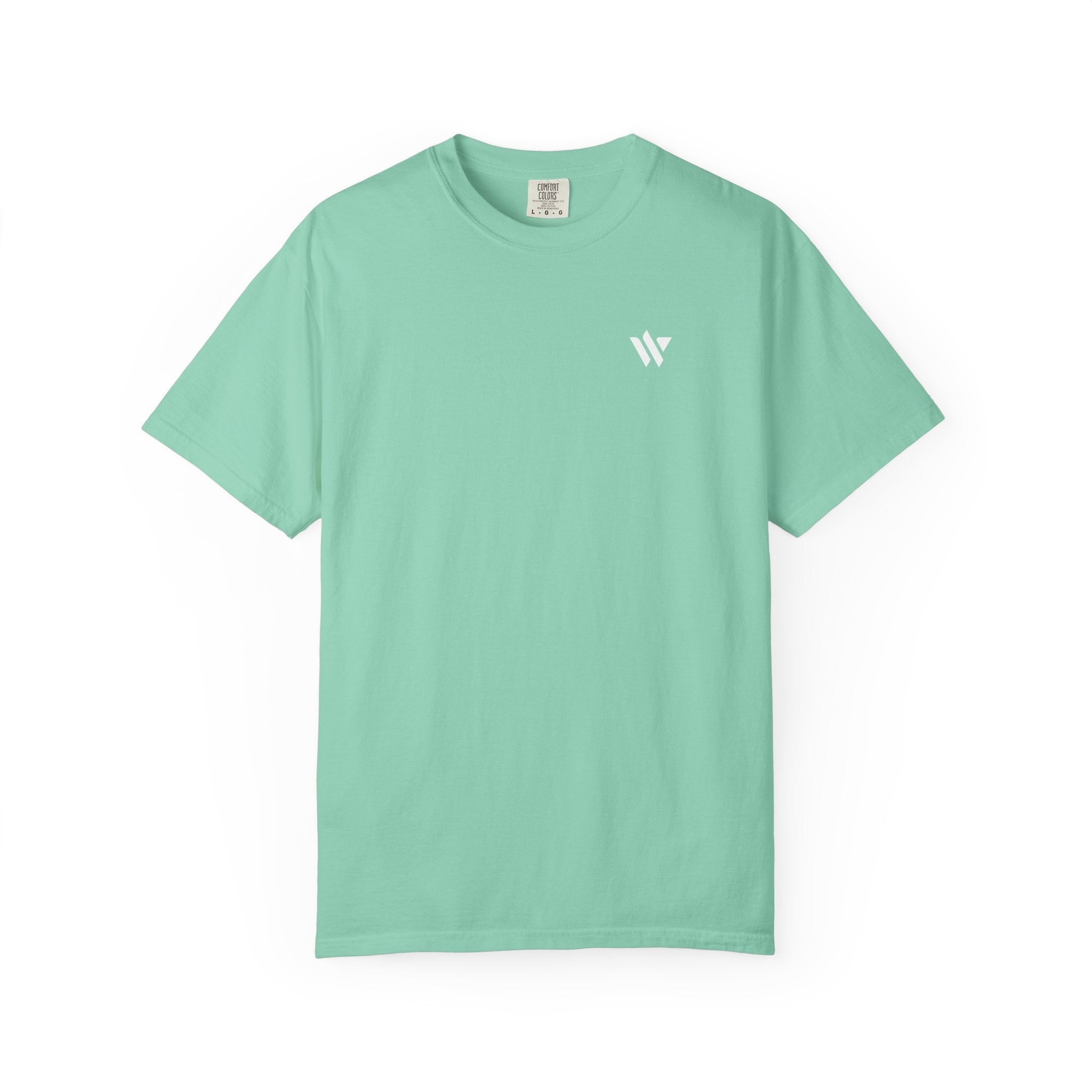 11 - Woodland Logo Multi Color T-Shirt — Minimal Logo Tee for Leaders & Coaches