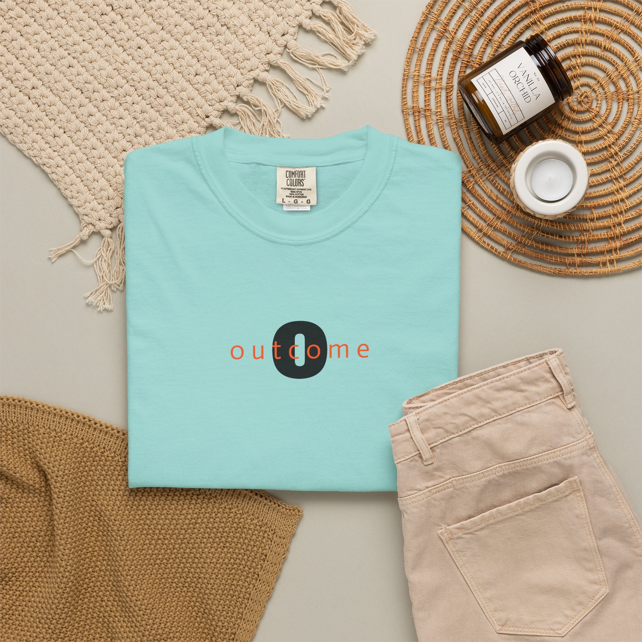 91 - Outcome Leadership- New Opportunity- Multi Color T-Shirt — Minimal Logo Tee for Leaders & Coaches