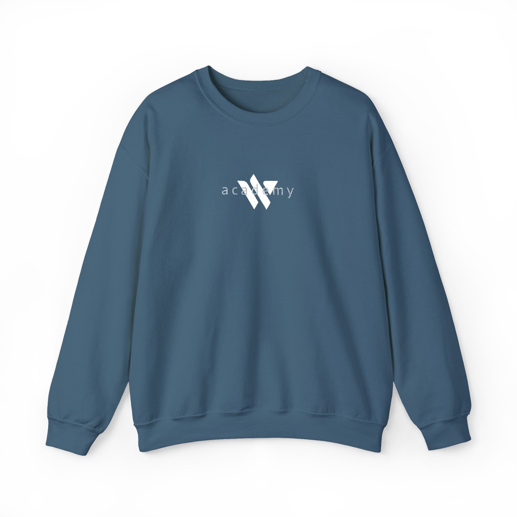 15 - Woodland Academy Embroidered Multi Color Crewneck Sweatshirt – Minimal Motivational Pullover