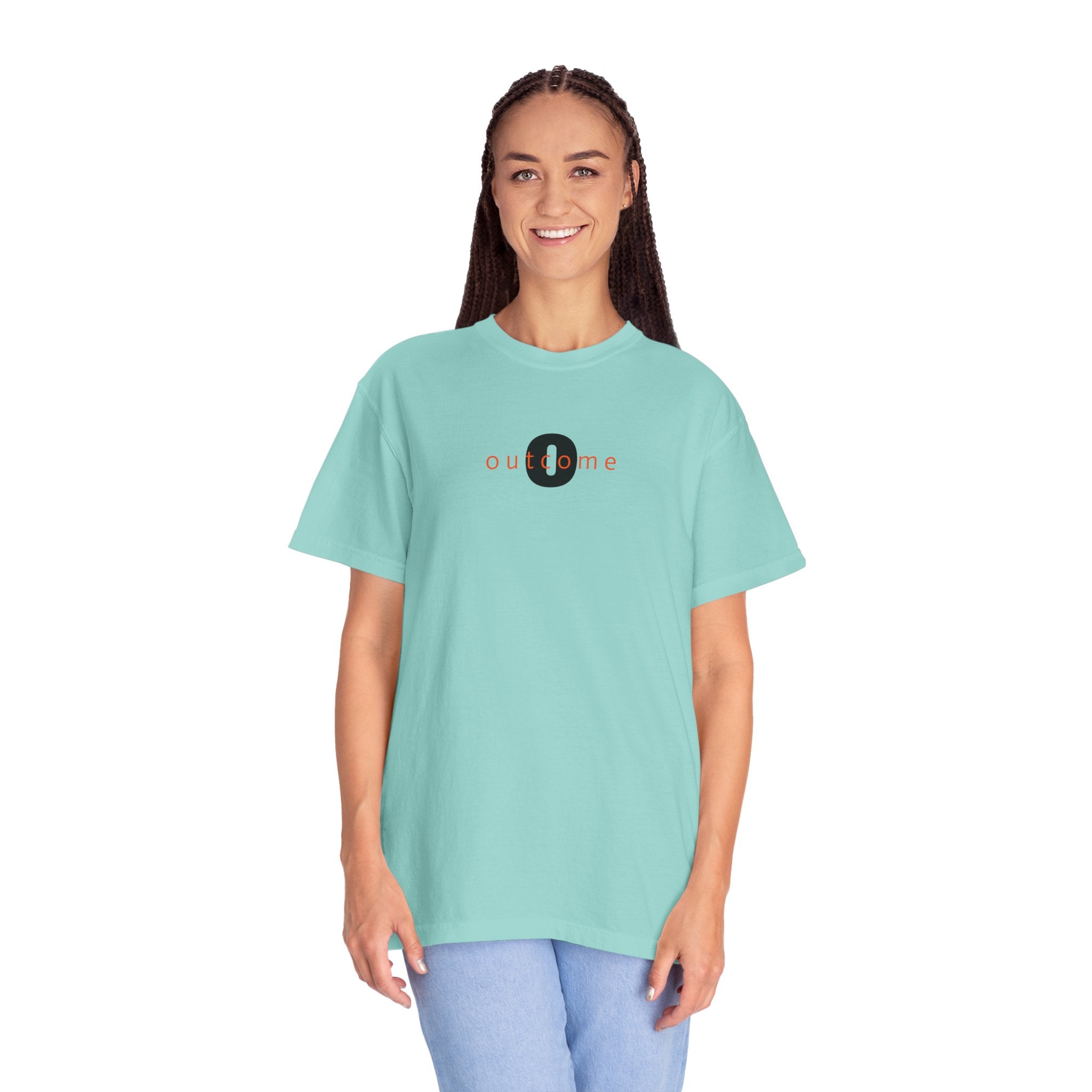 91 - Outcome Leadership- New Opportunity- Multi Color T-Shirt — Minimal Logo Tee for Leaders & Coaches