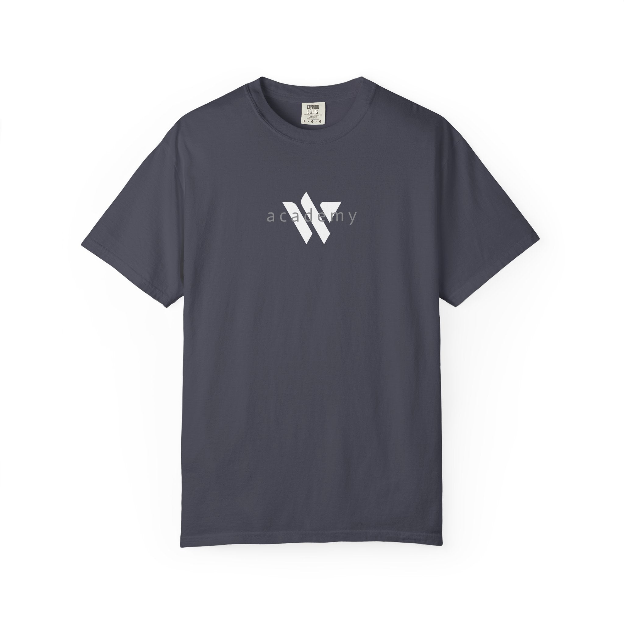 11 - Woodland Academy Painted Wildcat Multi Color T-Shirt — Minimal Logo Tee for Leaders & Coaches