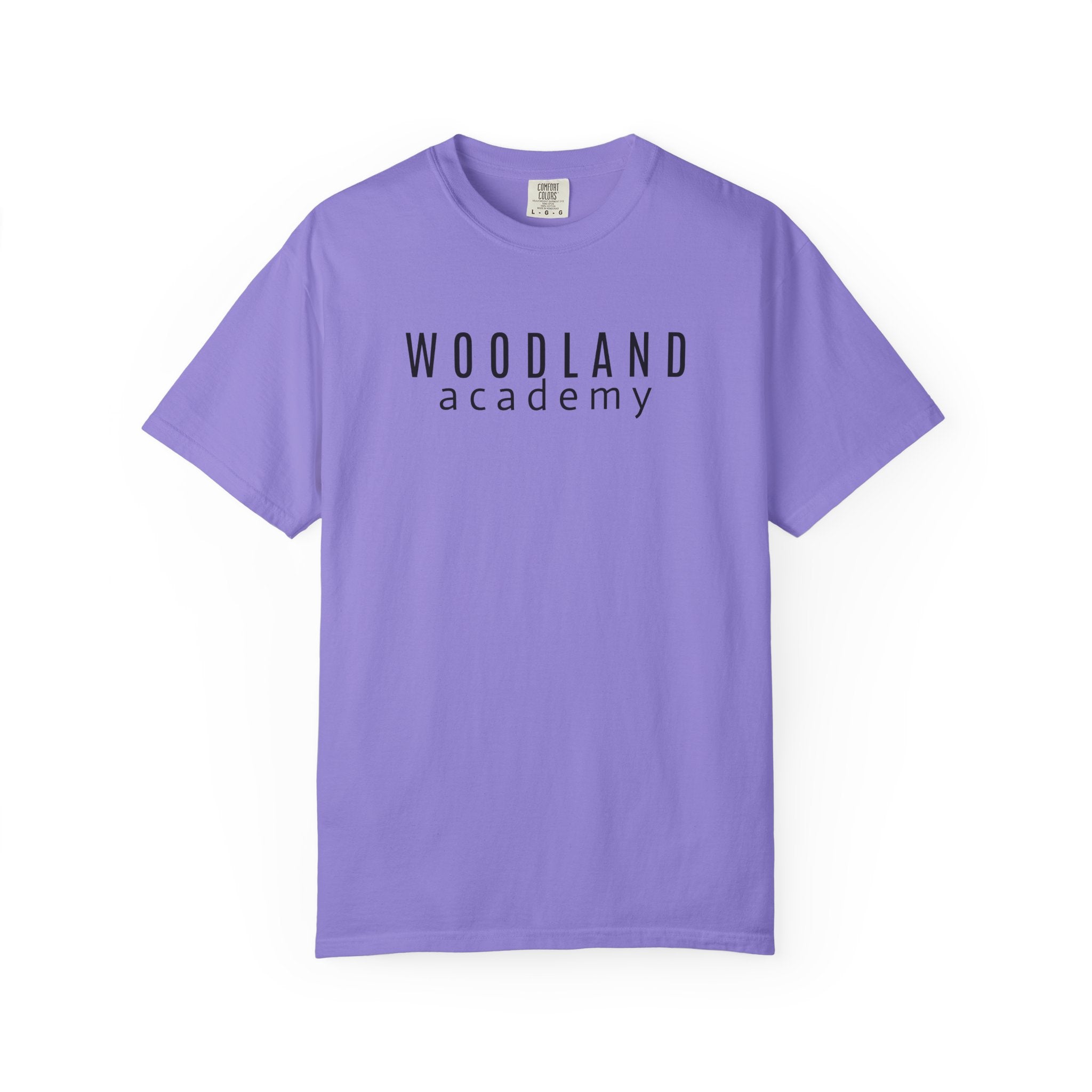 11 - Woodland Academy Oversized Wildcat Multi Color T-Shirt — Minimal Logo Tee for Leaders & Coaches