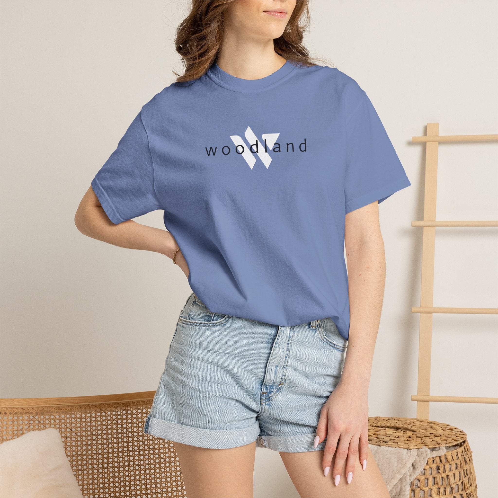 11 - WOODLAND Multi Color T-Shirt — Minimal Logo Tee for Leaders & Coaches