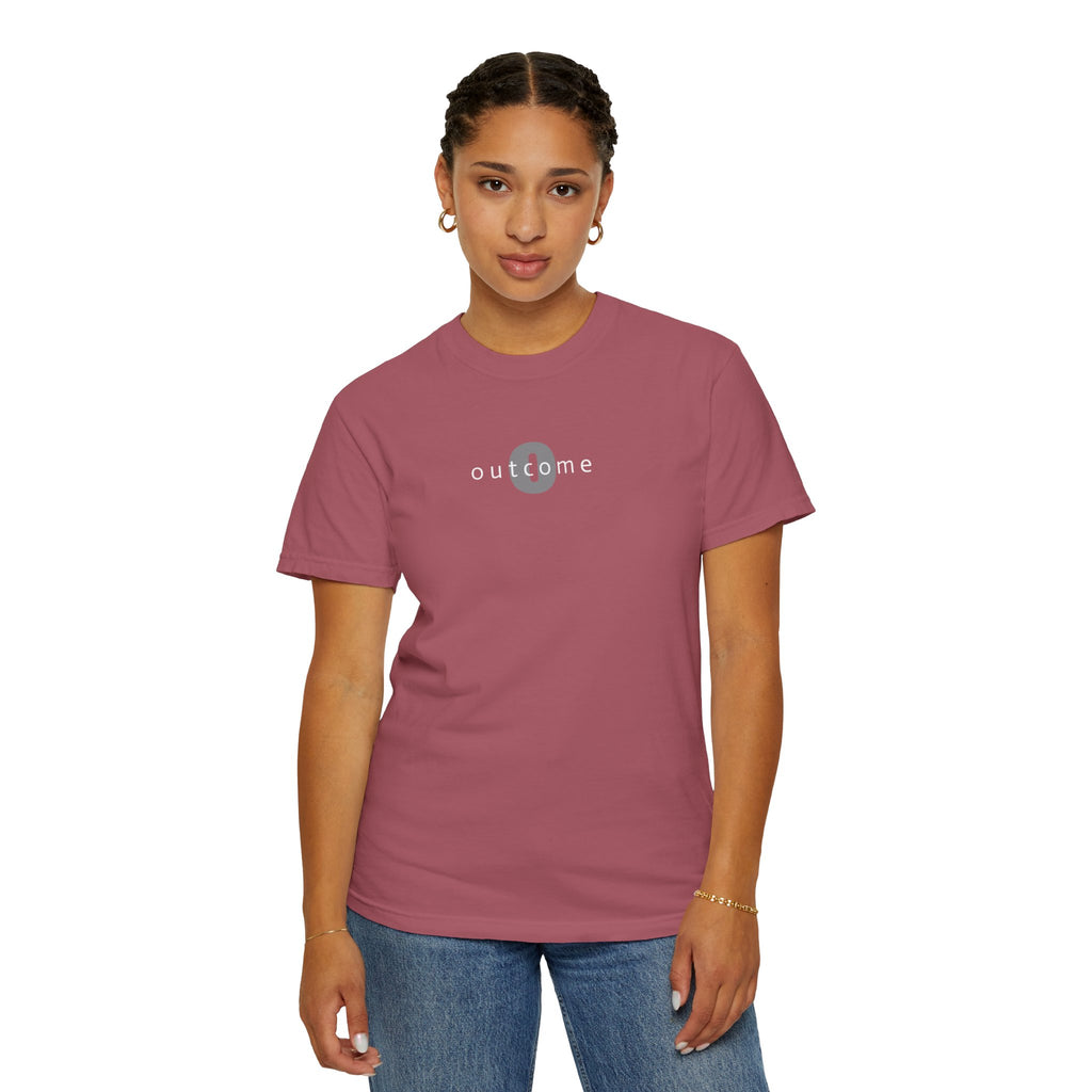 91 - Outcome Leadership - Multi Color T-Shirt — Minimal Logo Tee for Leaders & Coaches