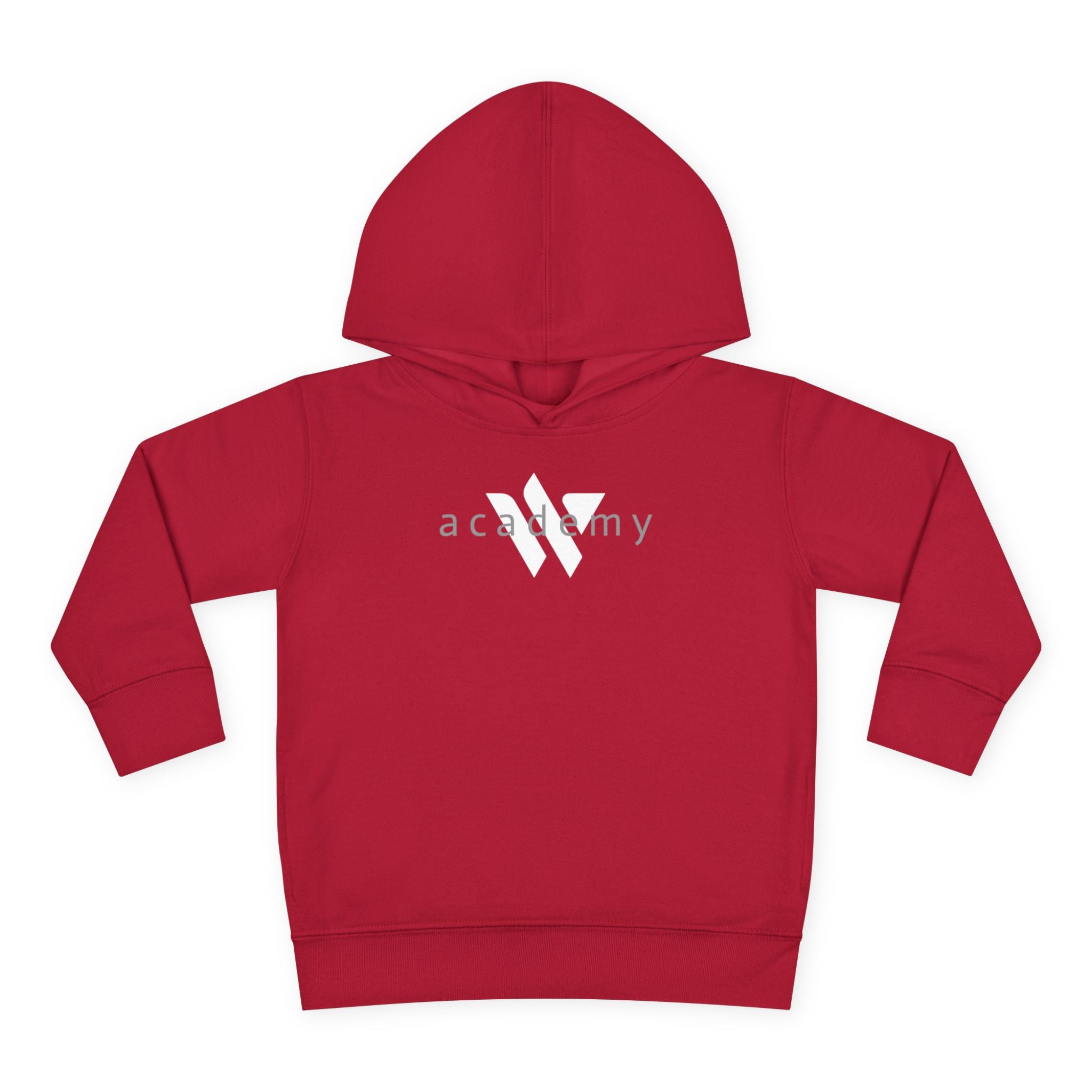 16 - Toddler Hoodie — Minimal 'Academy' Logo Kids Pullover