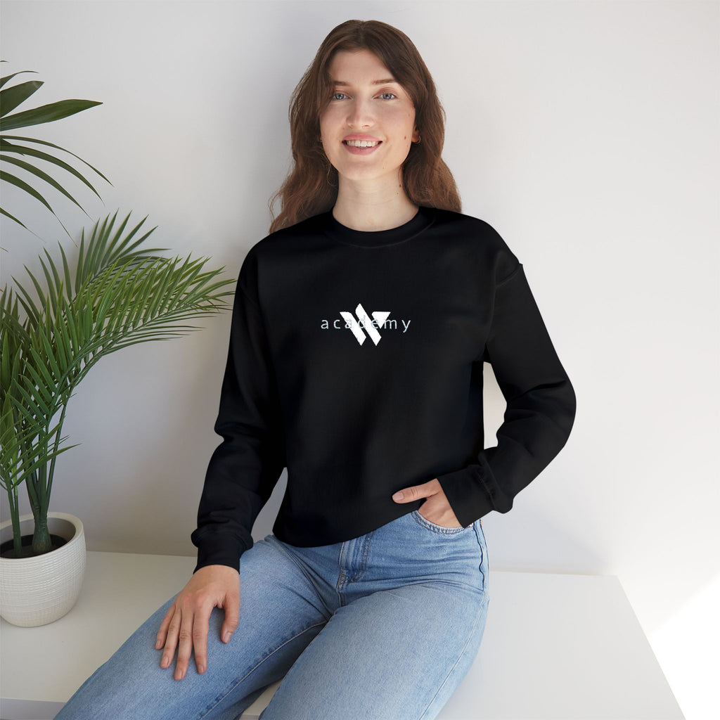 15 - Woodland Academy Embroidered Multi Color Crewneck Sweatshirt – Minimal Motivational Pullover