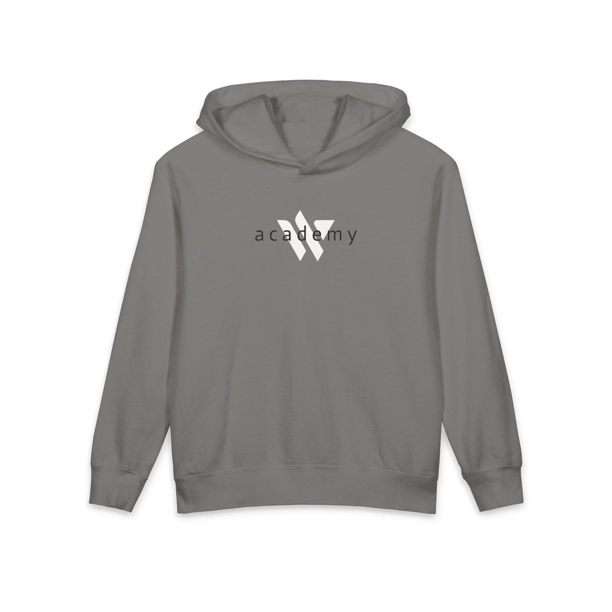 16 - Youth Multi Colors Academy Hoodie – Lightweight Kids Hooded Sweatshirt with Minimal 'academy' Logo