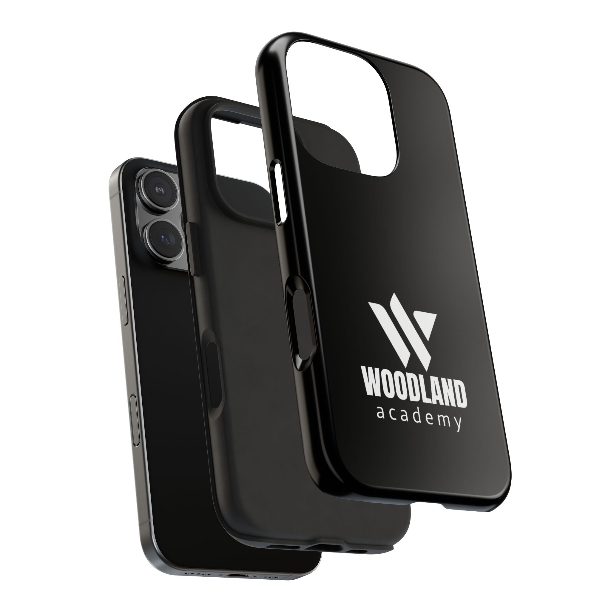 36 - Woodland Academy Tough Phone Case — Minimal Logo Protective iPhone Case