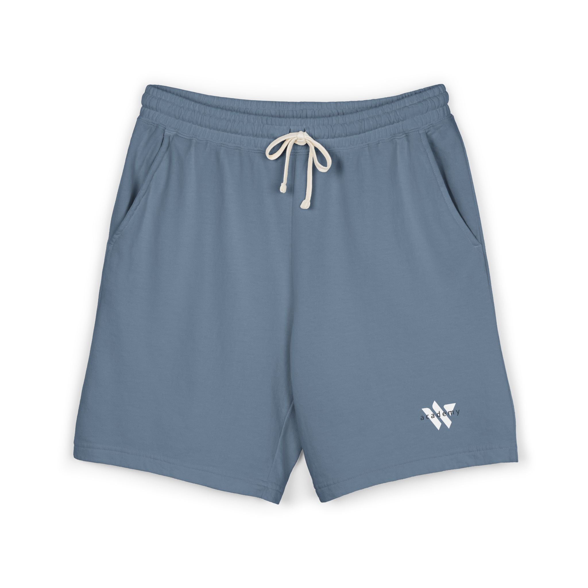 21 - Lightweight Garment-Dyed Fleece Sweat Shorts — Soft Casual Lounge Shorts