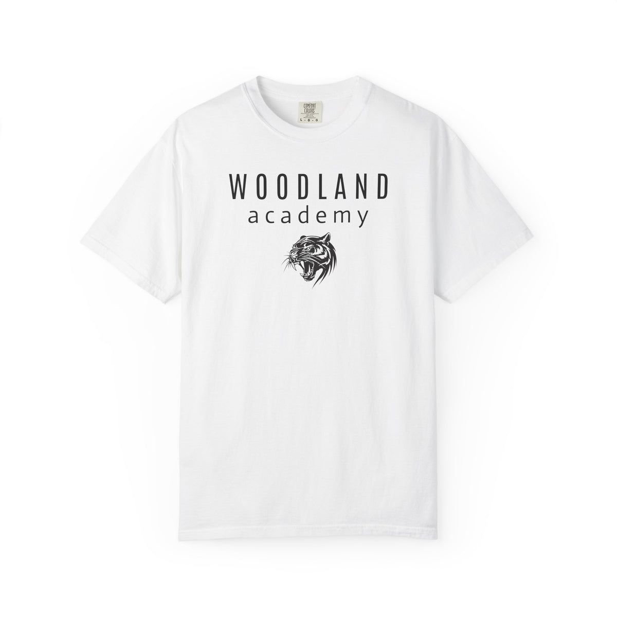 11 - Woodland Academy Multi Color Shirts Wildcat Logo  — Minimal Logo Tee for Leaders & Coaches