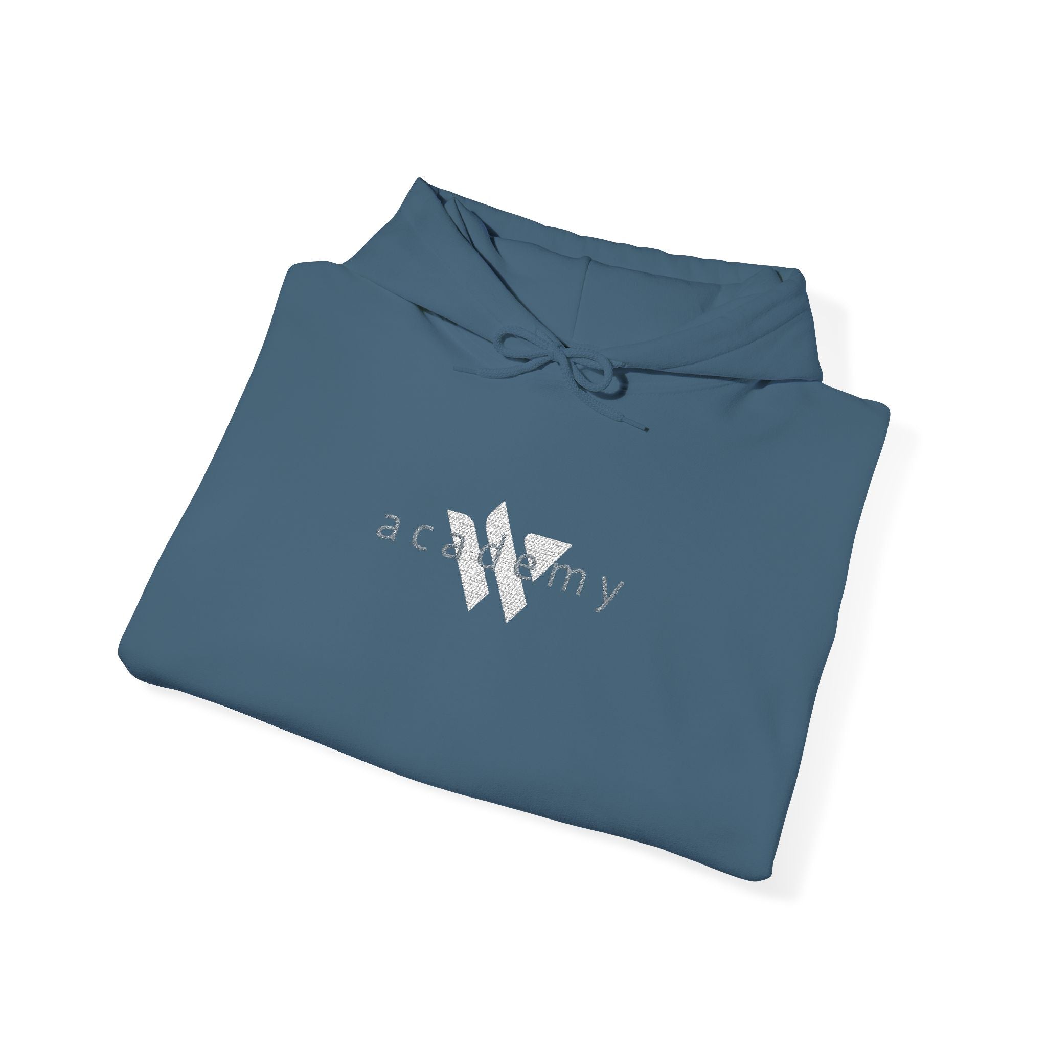 16 - Woodland Academy Embroidered Multi Color Hoodie — Minimal Logo Pullover for Leaders & Teams
