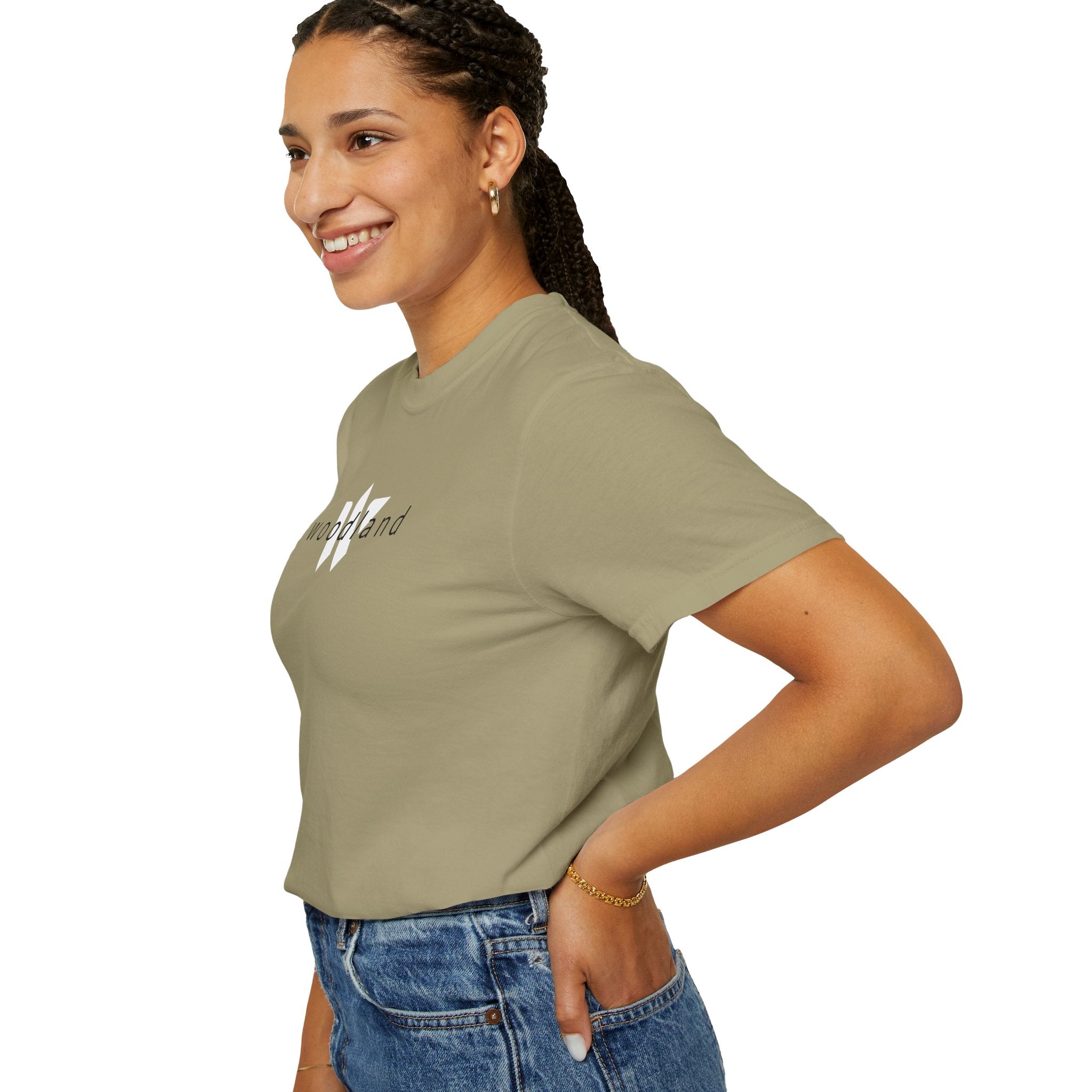 11 - WOODLAND Multi Color T-Shirt — Minimal Logo Tee for Leaders & Coaches