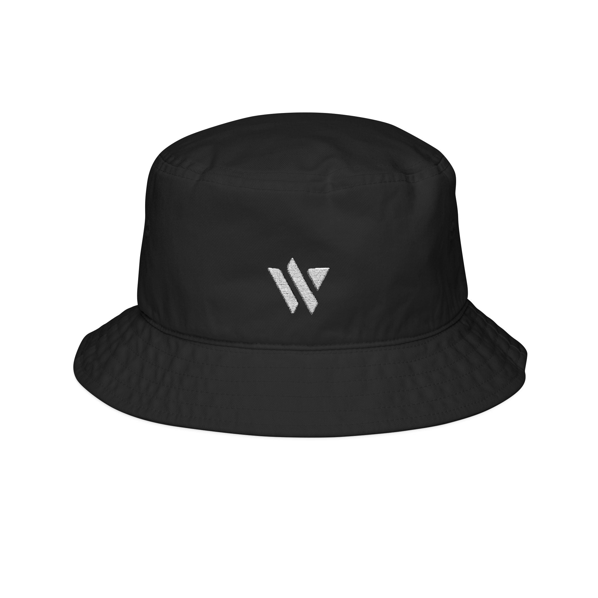 31 - Woodland Multi Colors Embroidered Logo Bucket Hat — Minimal White 'W' Casual Sun Hat