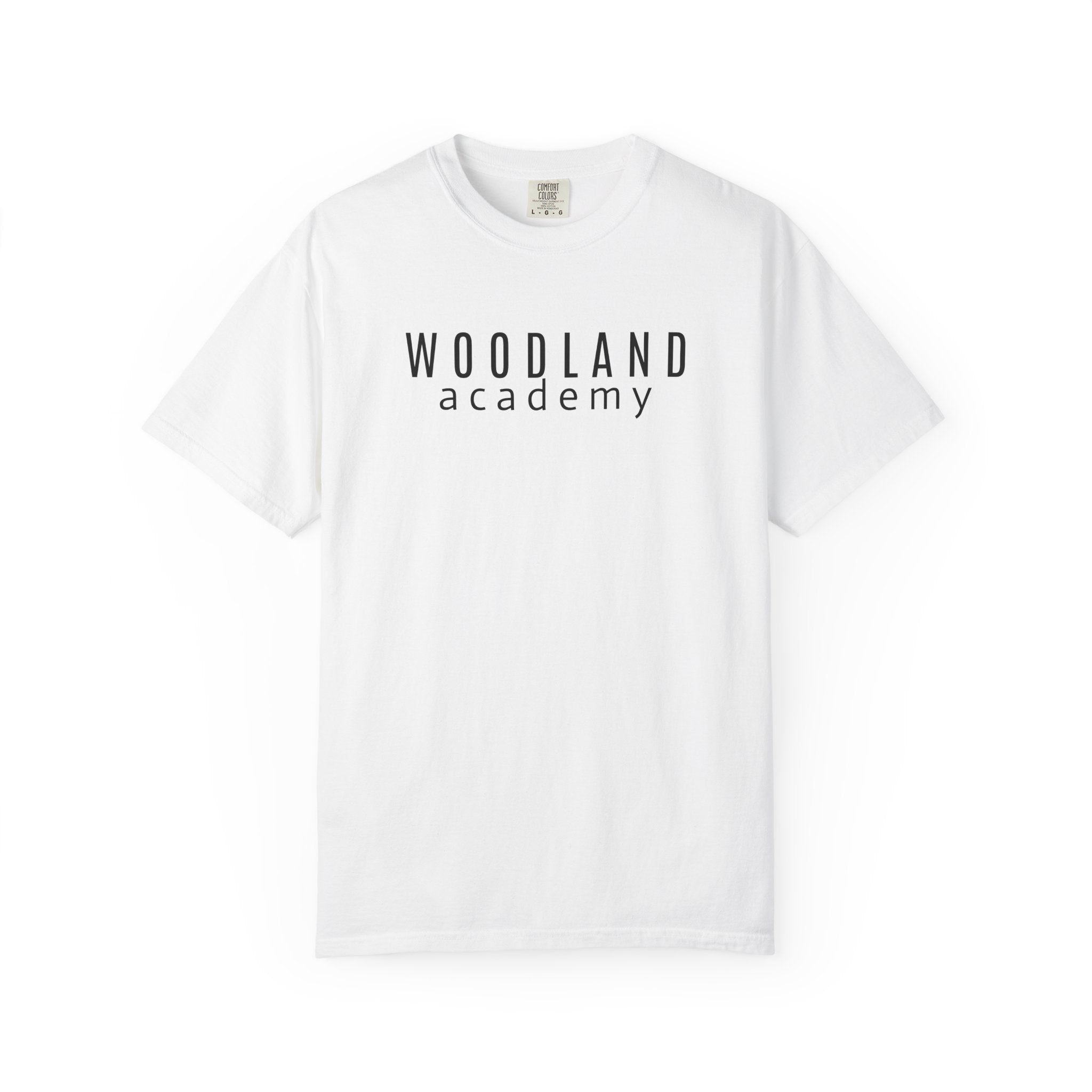 11 - Woodland Academy Oversized Wildcat Multi Color T-Shirt — Minimal Logo Tee for Leaders & Coaches
