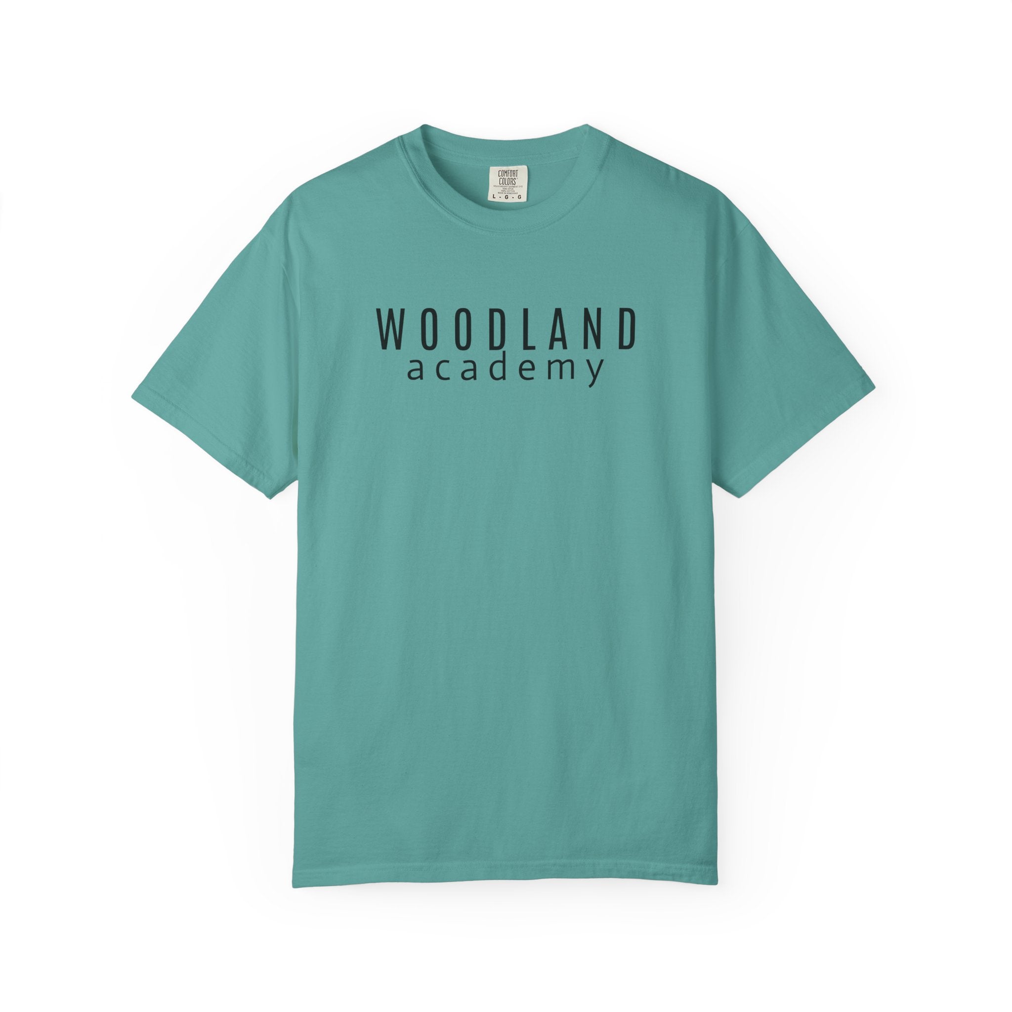 11 - Woodland Academy Oversized Wildcat Multi Color T-Shirt — Minimal Logo Tee for Leaders & Coaches