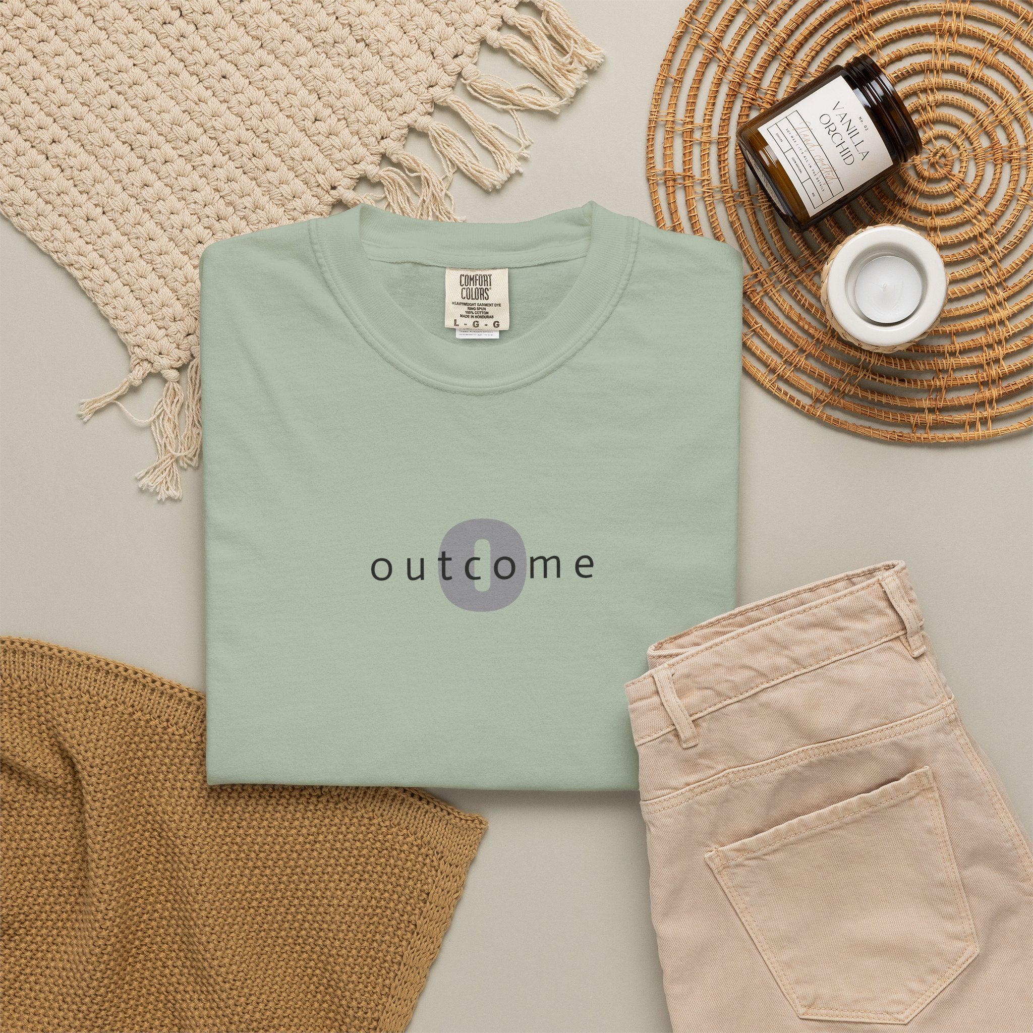 91 - Outcome Leadership- Celebrate Multi Color T-Shirt — Minimal Logo Tee for Leaders & Coaches