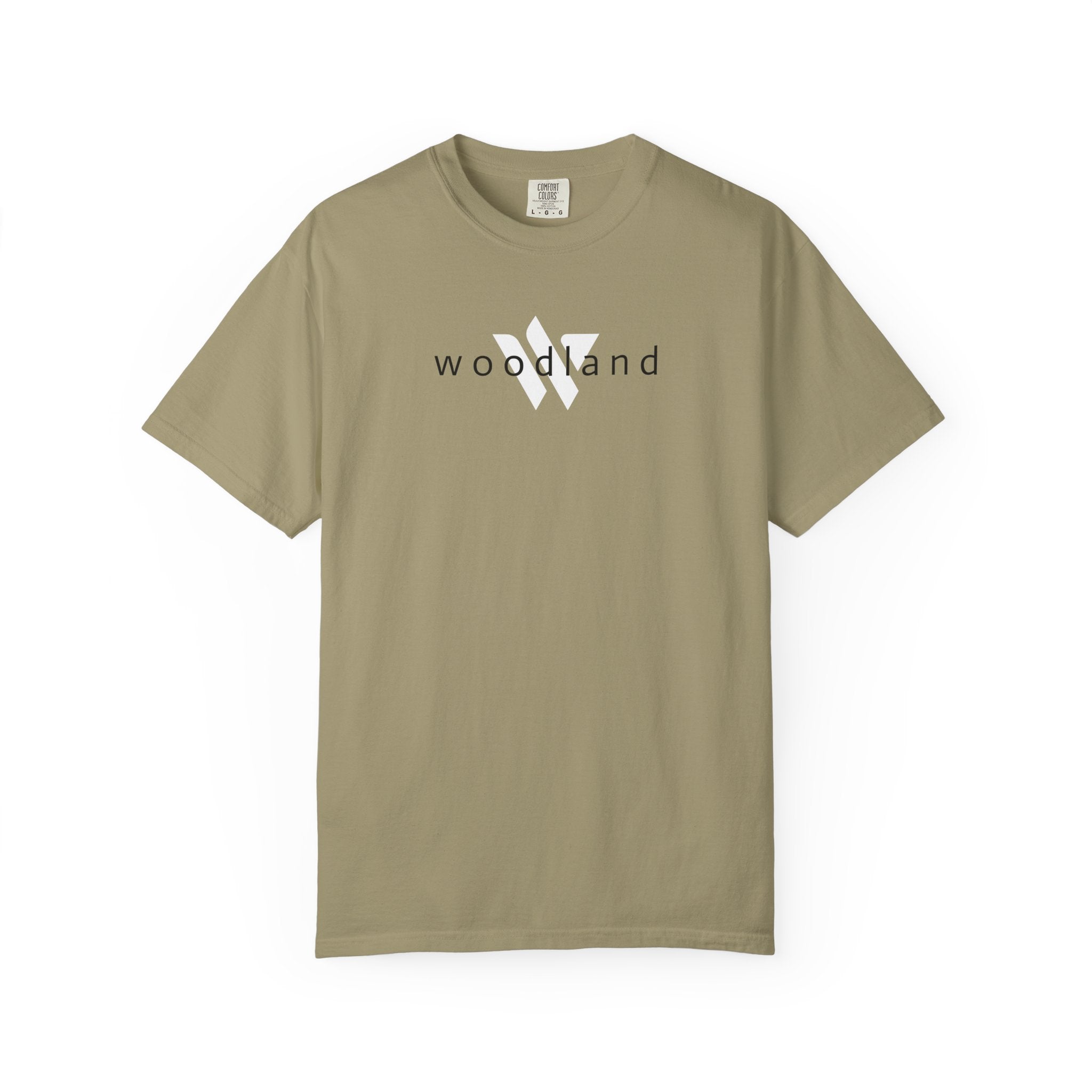 11 - WOODLAND Multi Color T-Shirt — Minimal Logo Tee for Leaders & Coaches