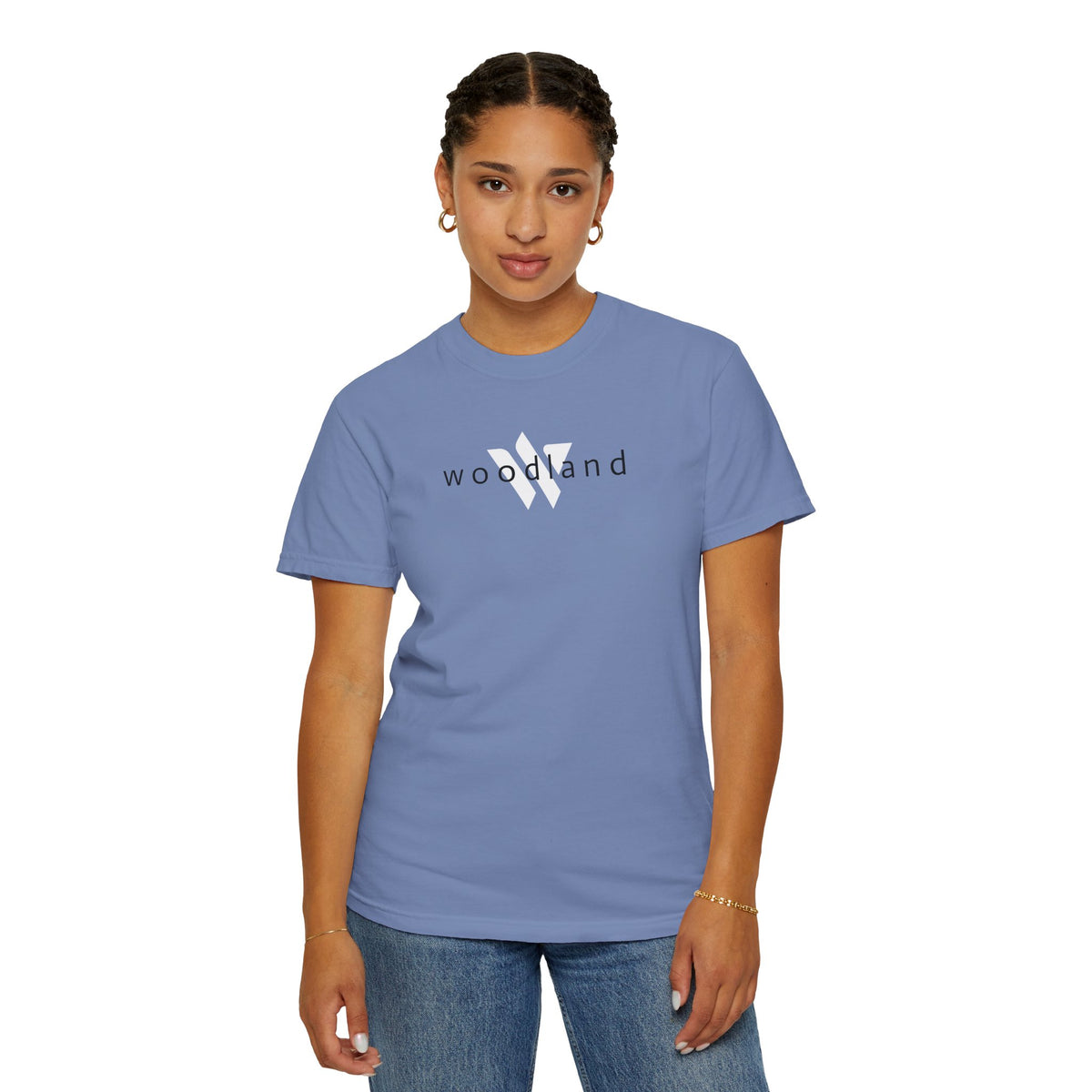 11 - WOODLAND Multi Color T-Shirt — Minimal Logo Tee for Leaders & Coaches