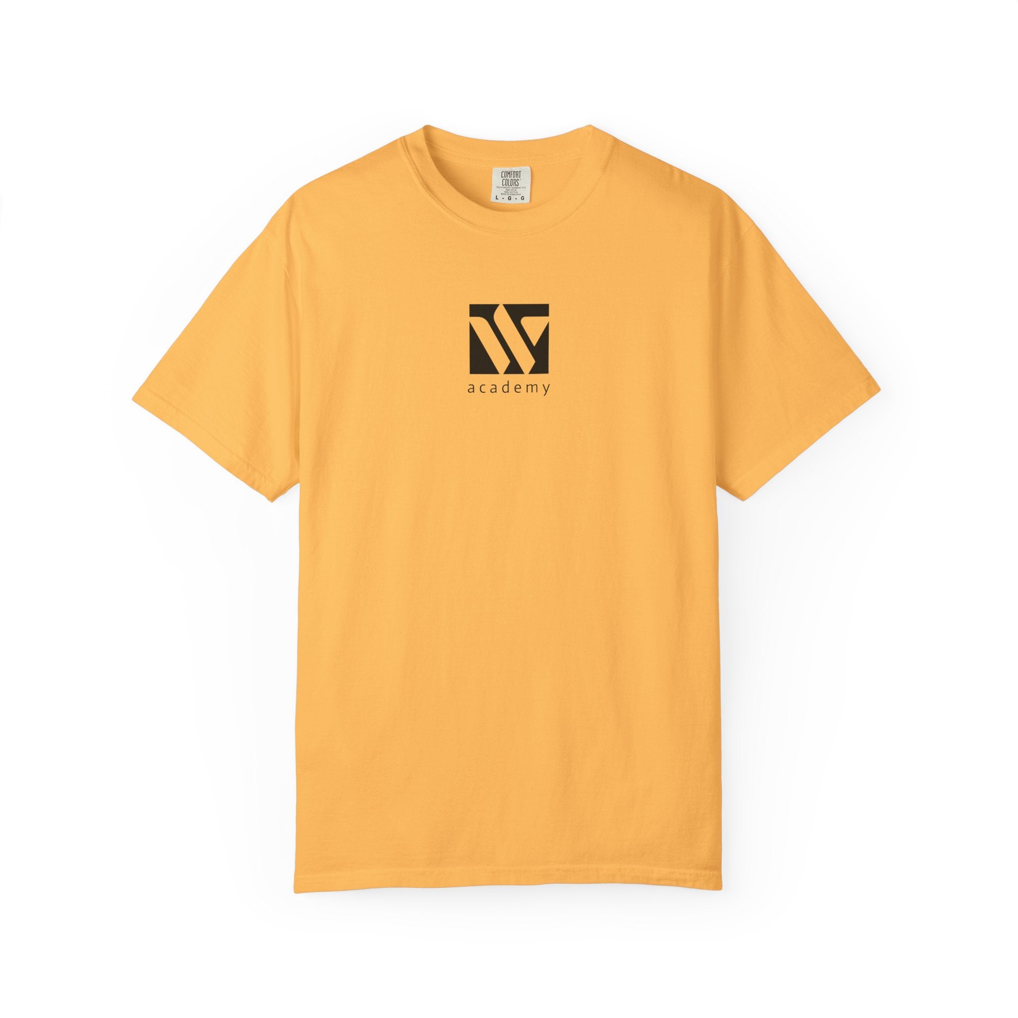 11 - Woodland Academy Graphic Multi Color T-Shirt — Minimal Logo Tee for Leaders & Coaches