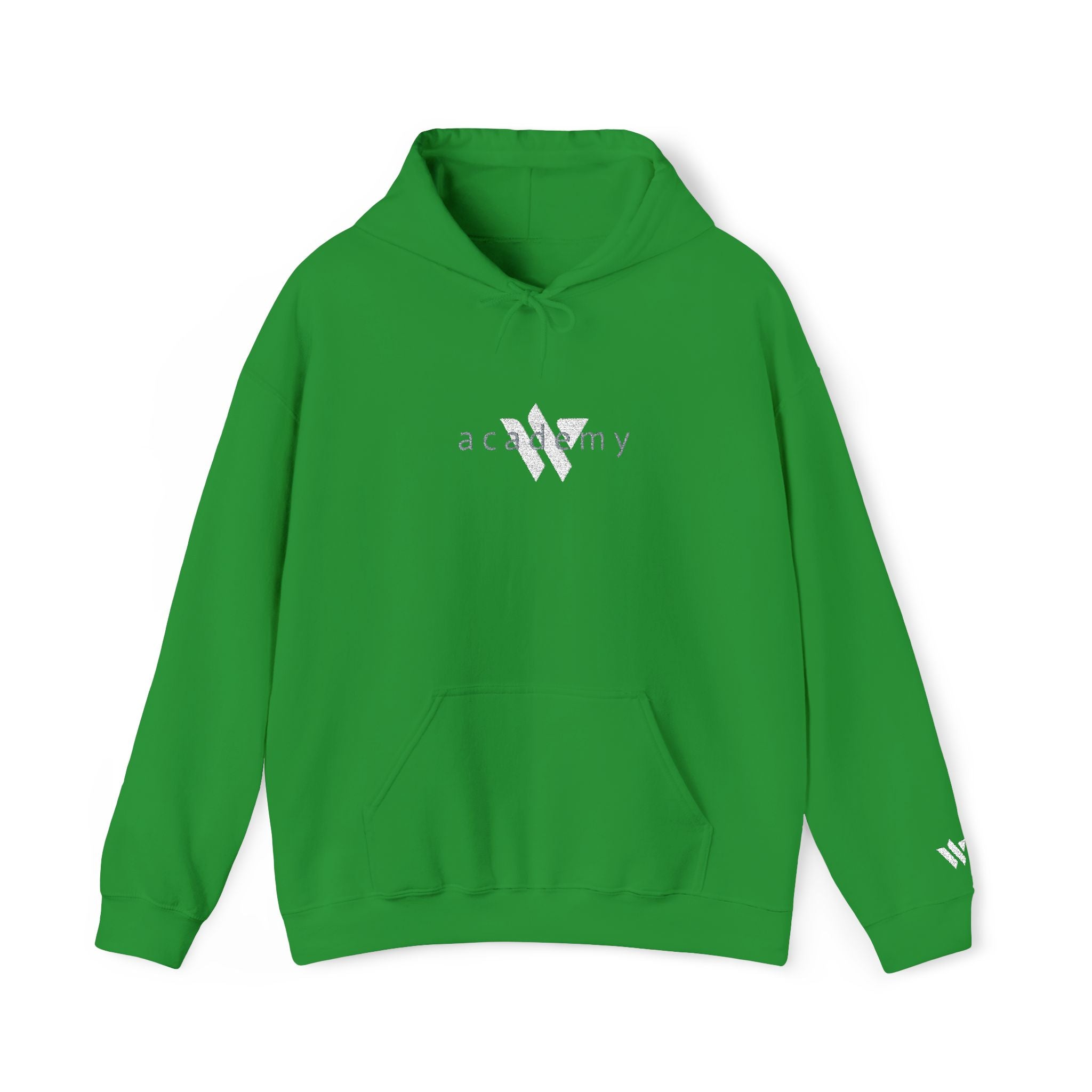 16 - Woodland Academy Embroidered Multi Color Hoodie — Minimal Logo Pullover for Leaders & Teams