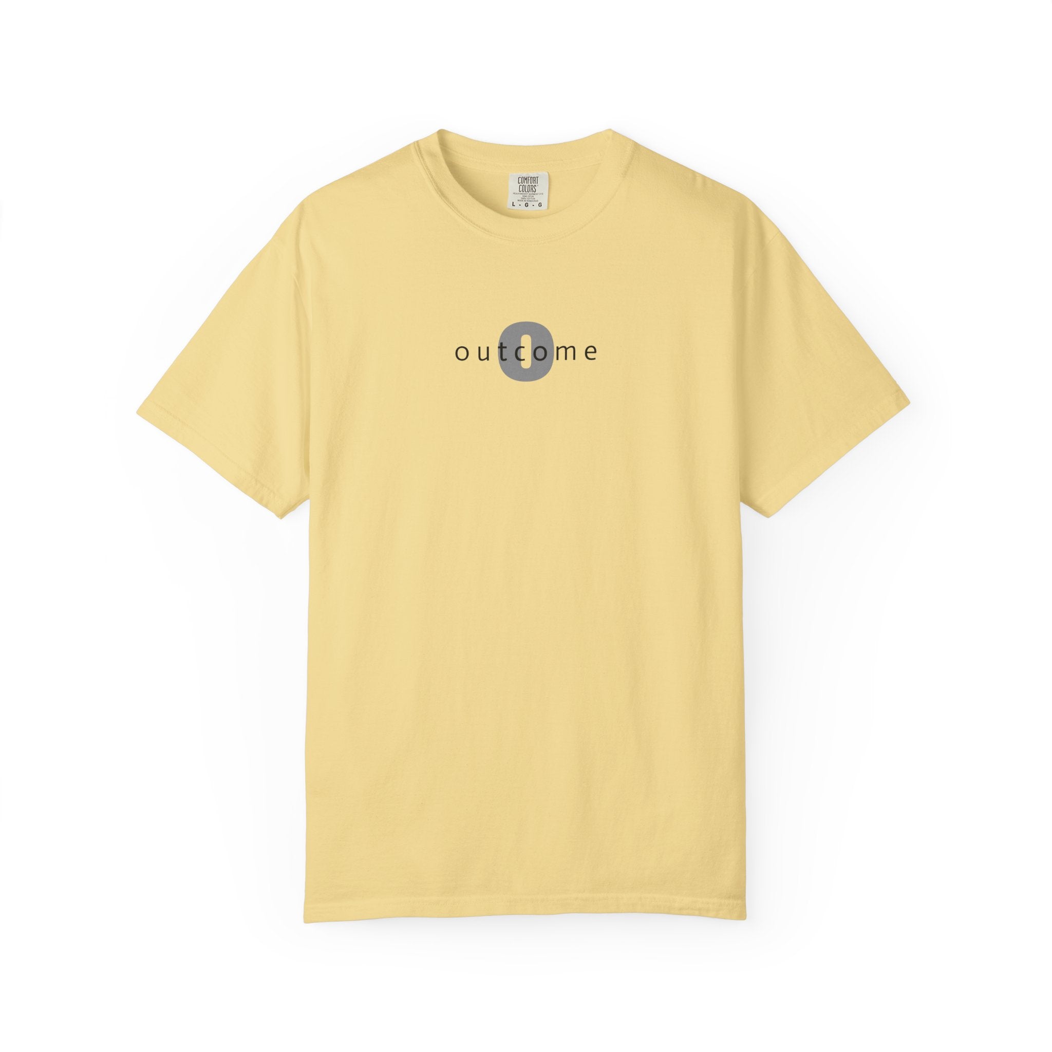 91 - Outcome Leadership- Celebrate Multi Color T-Shirt — Minimal Logo Tee for Leaders & Coaches