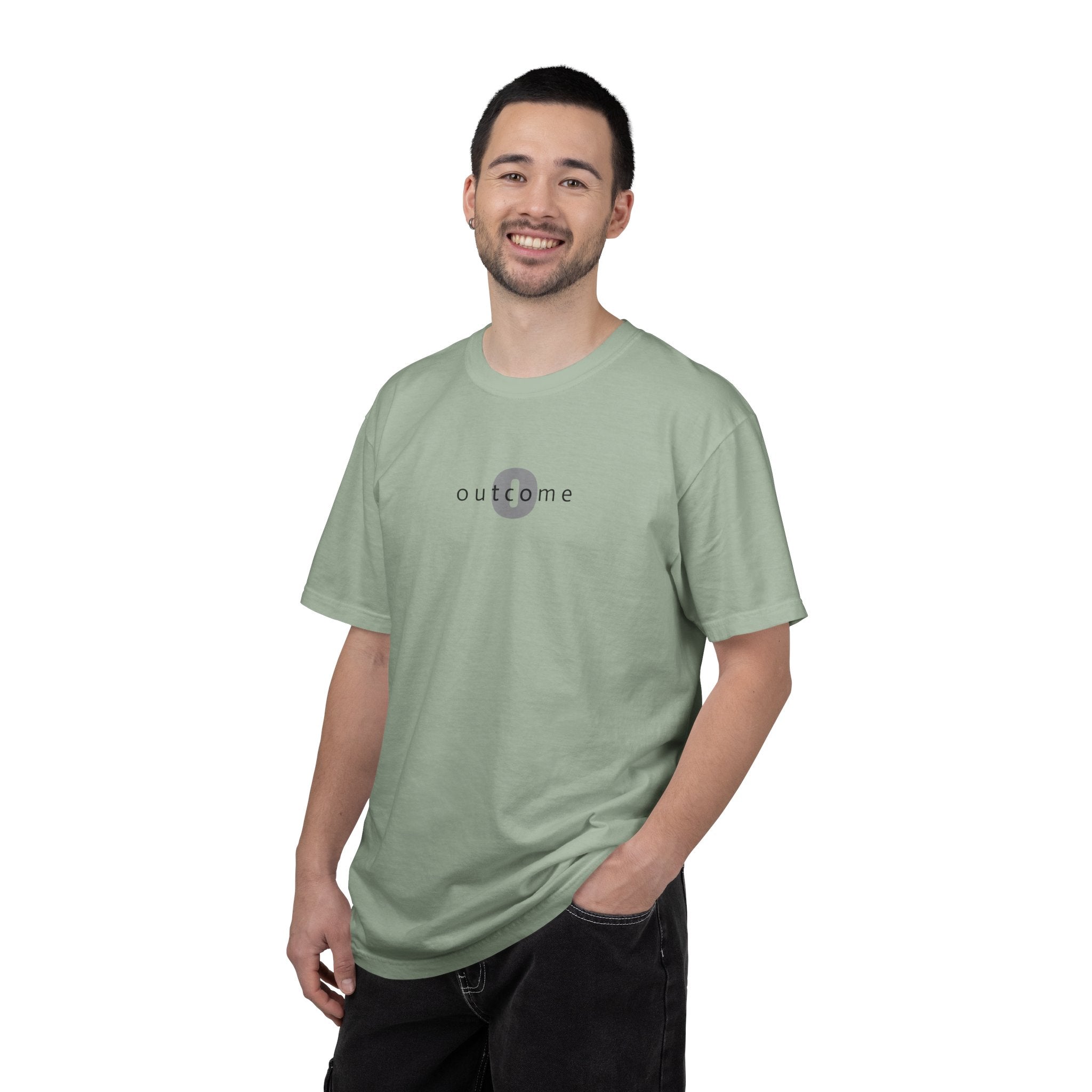 91 - Outcome Leadership- Celebrate Multi Color T-Shirt — Minimal Logo Tee for Leaders & Coaches