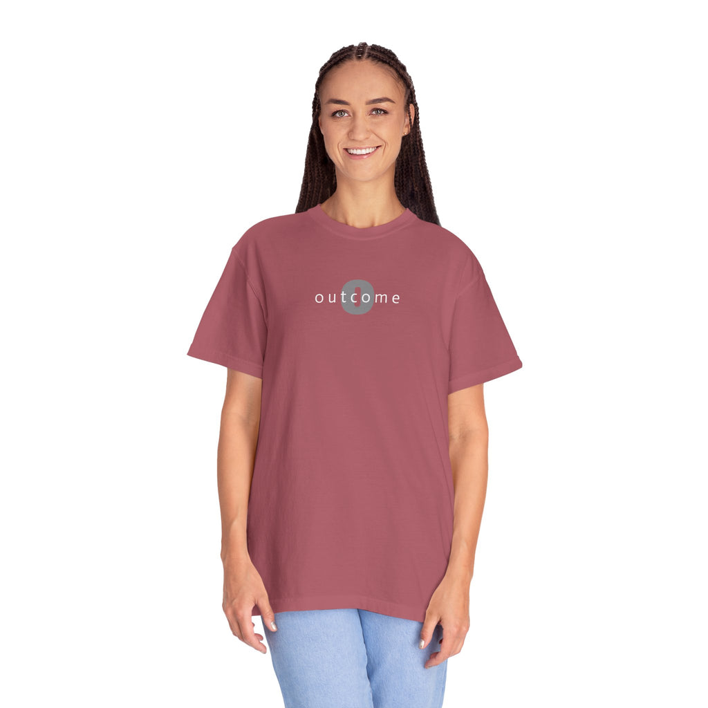 91 - Outcome Leadership - Multi Color T-Shirt — Minimal Logo Tee for Leaders & Coaches