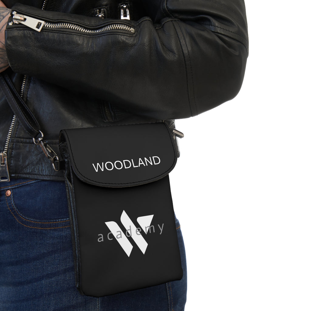 51 - Small Phone Wallet — Woodland Academy Crossbody Card Holder