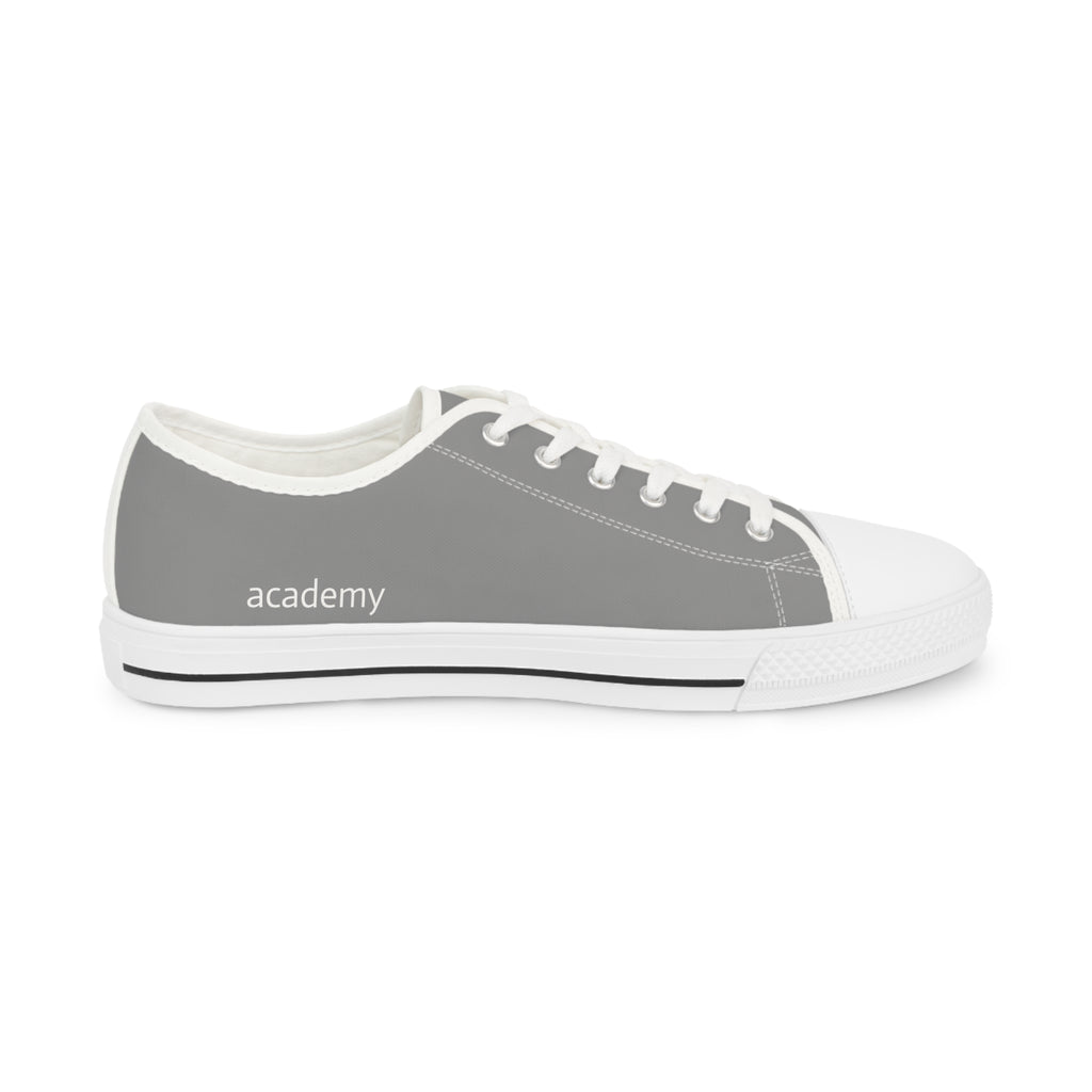 4 - Woodland Academy Men's Low Top Sneakers — Casual Brown Canvas Low-Top Shoes