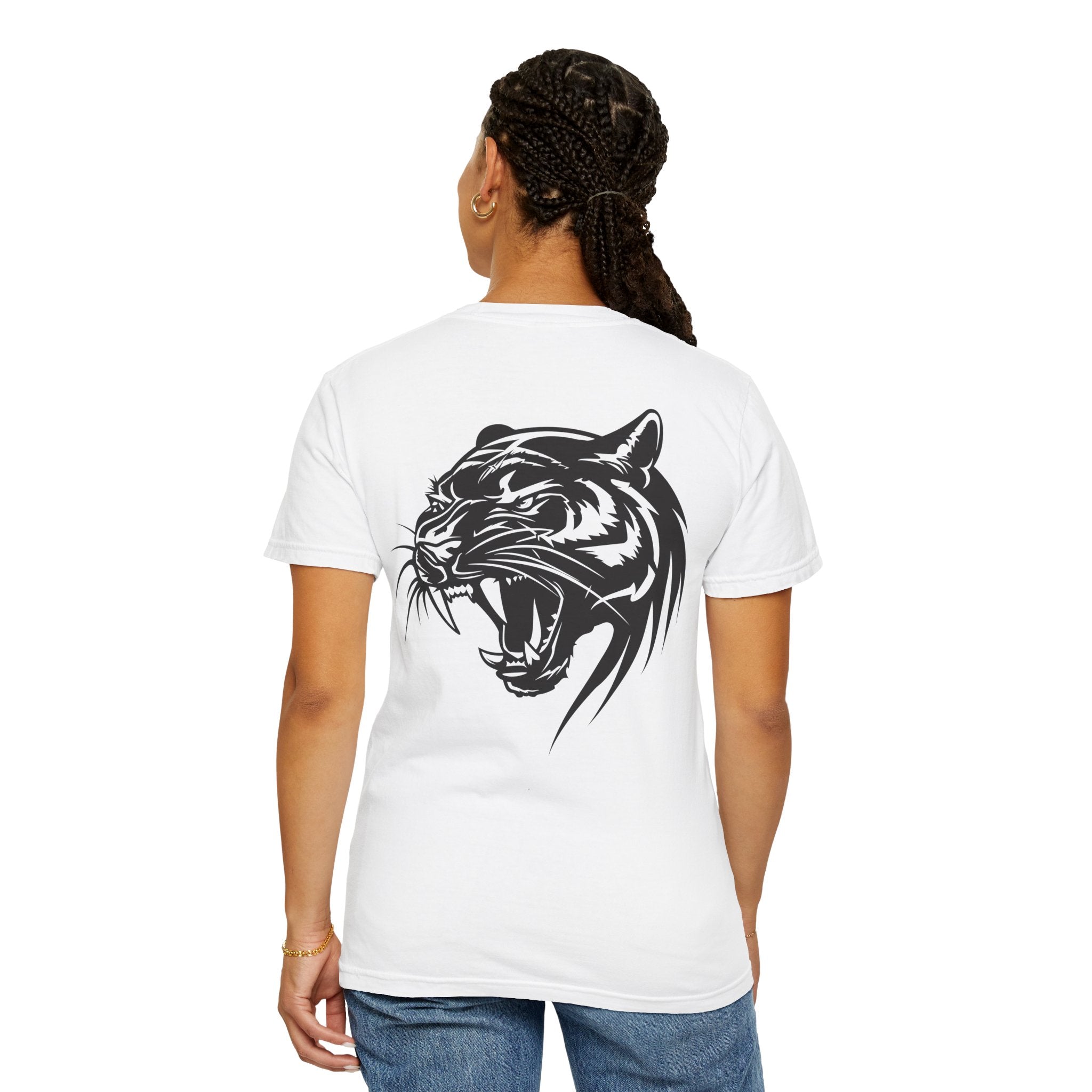 11 - Woodland Academy Oversized Wildcat Multi Color T-Shirt — Minimal Logo Tee for Leaders & Coaches