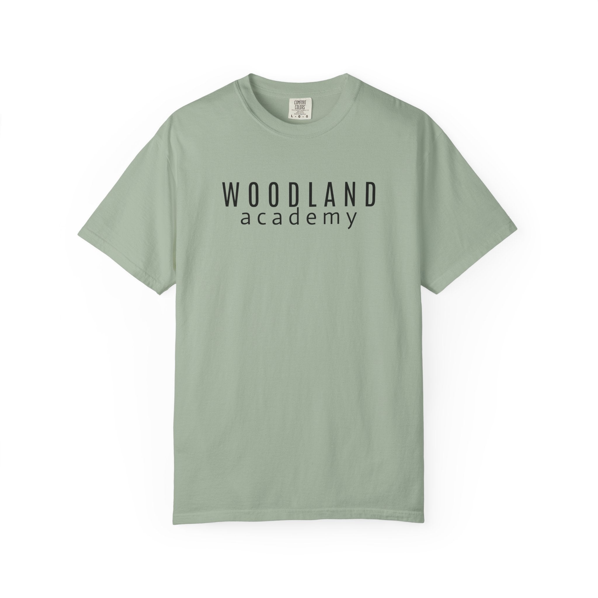 11 - Woodland Academy Oversized Wildcat Multi Color T-Shirt — Minimal Logo Tee for Leaders & Coaches
