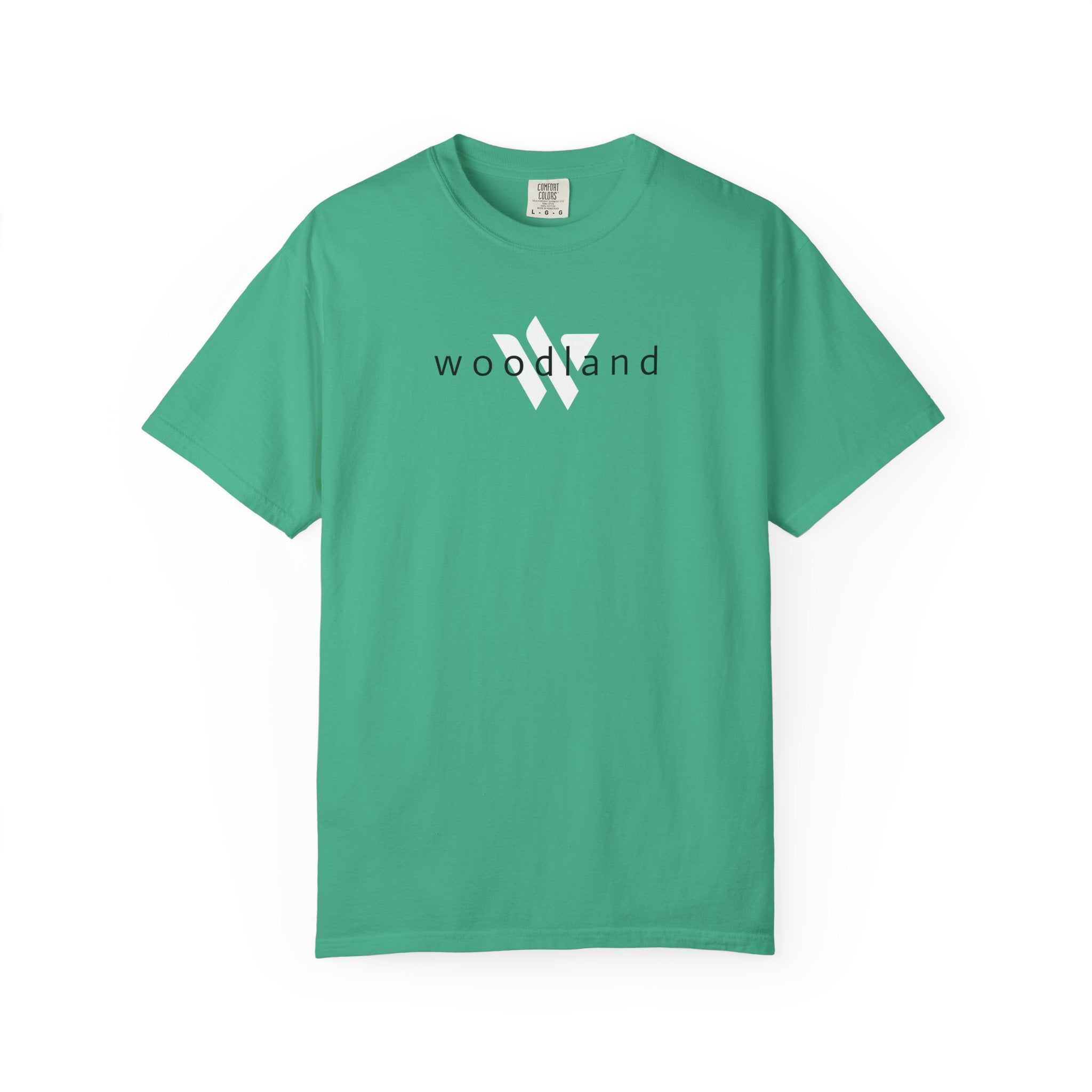 11 - WOODLAND Multi Color T-Shirt — Minimal Logo Tee for Leaders & Coaches