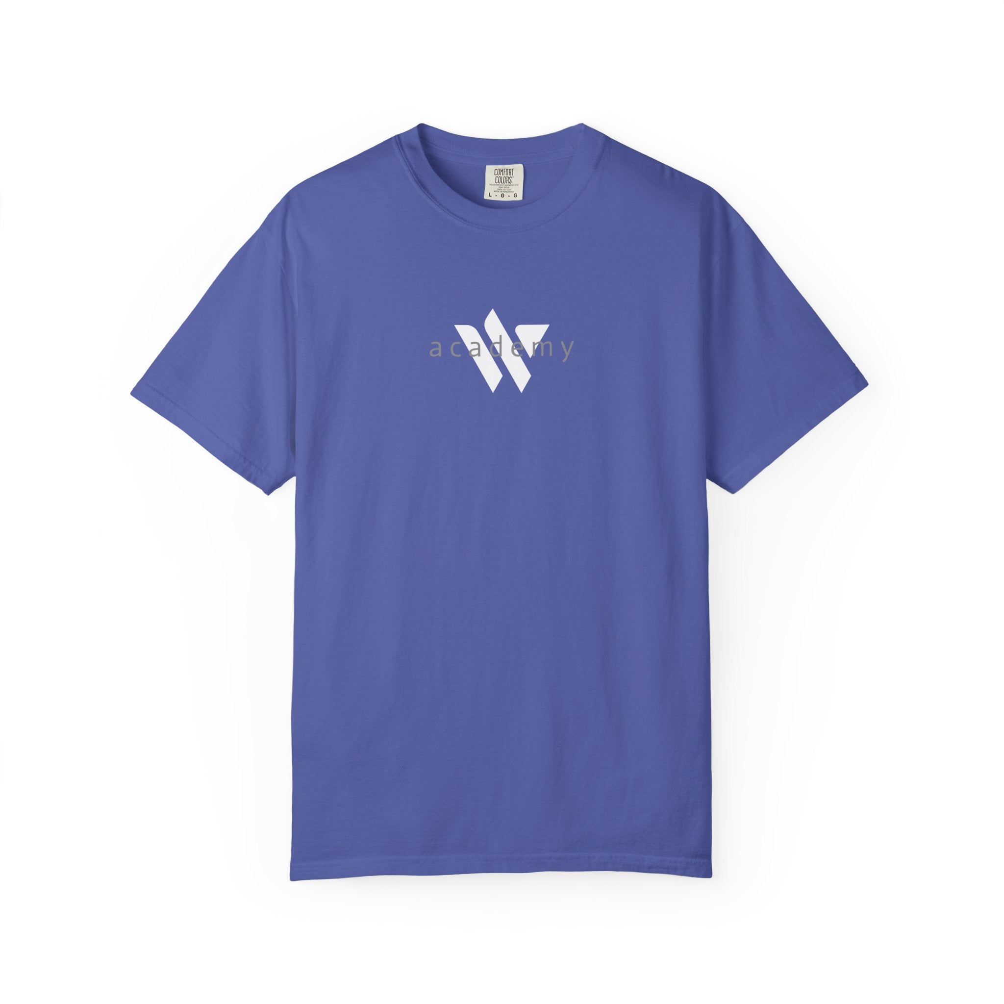 11 - Woodland Academy Painted Wildcat Multi Color T-Shirt — Minimal Logo Tee for Leaders & Coaches