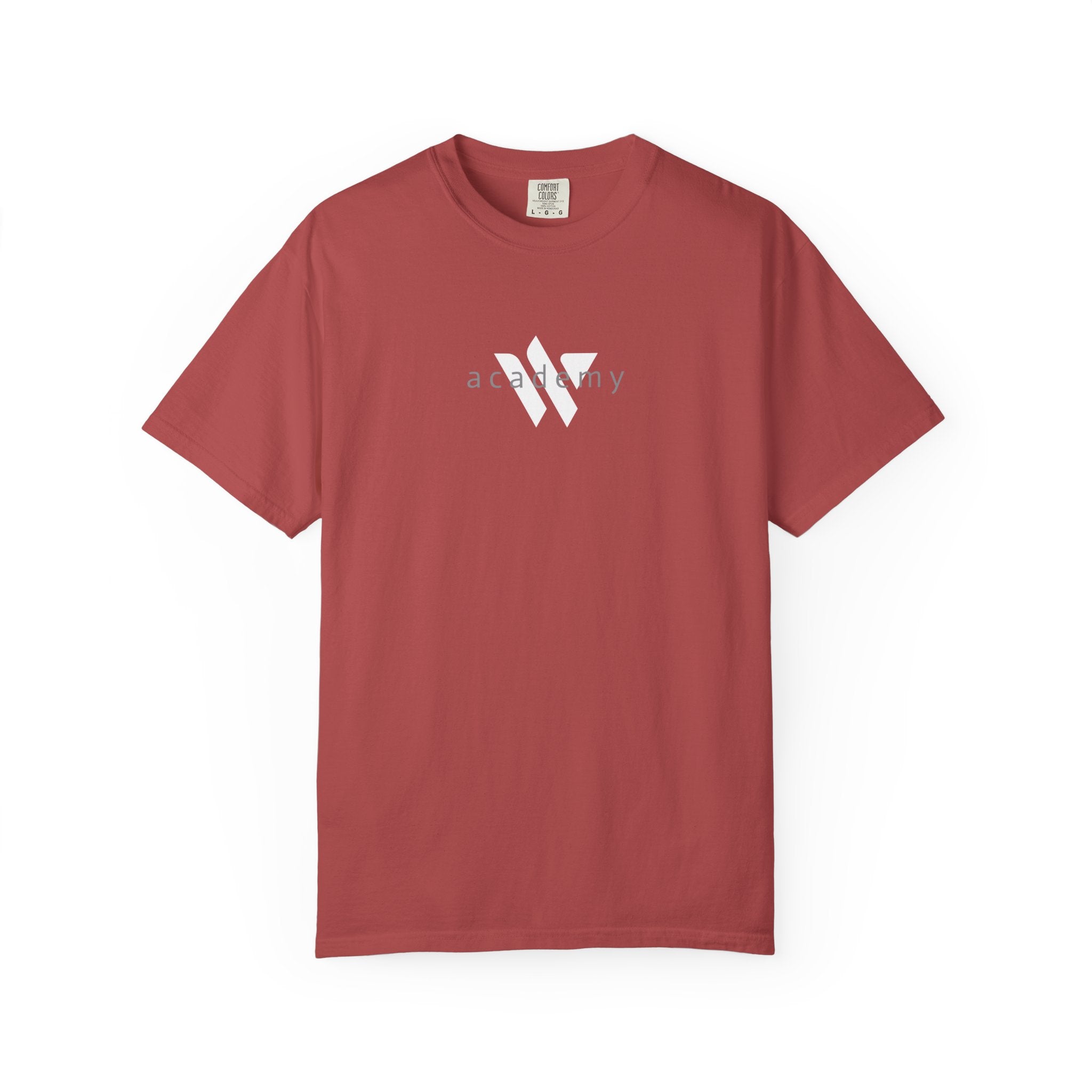 11 - Woodland Academy Painted Wildcat Multi Color T-Shirt — Minimal Logo Tee for Leaders & Coaches