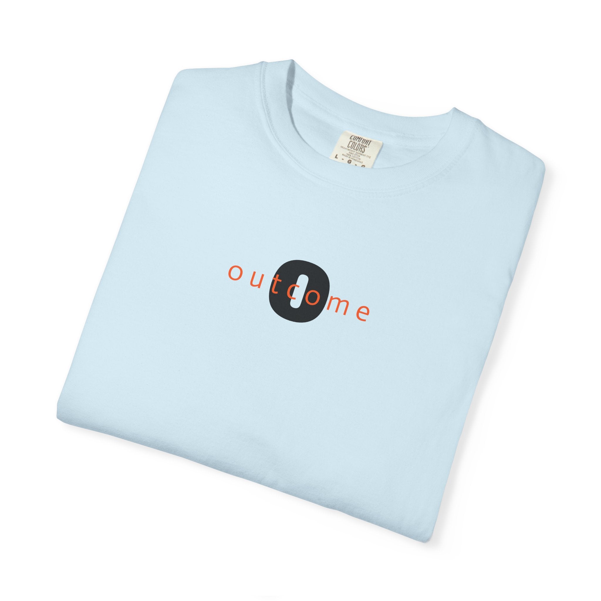 91 - Outcome Leadership- The Future Multi Color T-Shirt — Minimal Logo Tee for Leaders & Coaches