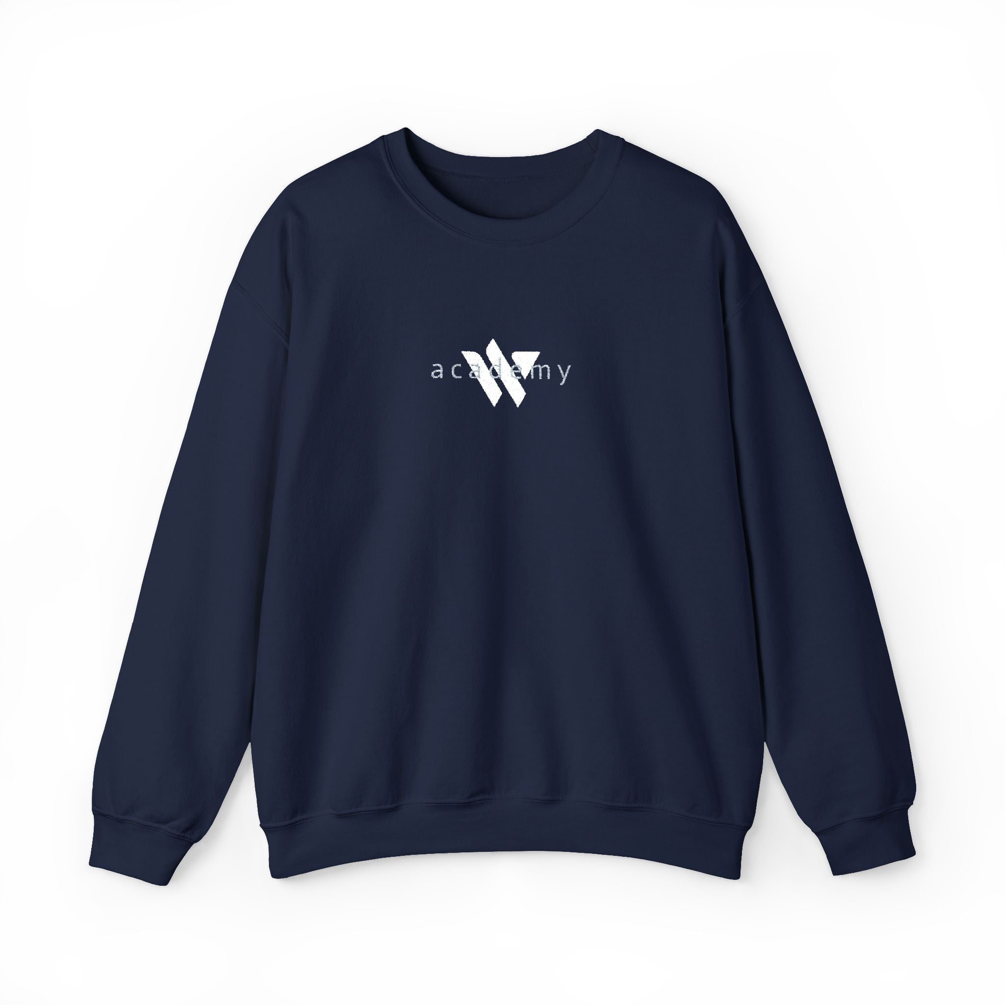 15 - Woodland Academy Embroidered Multi Color Crewneck Sweatshirt – Minimal Motivational Pullover