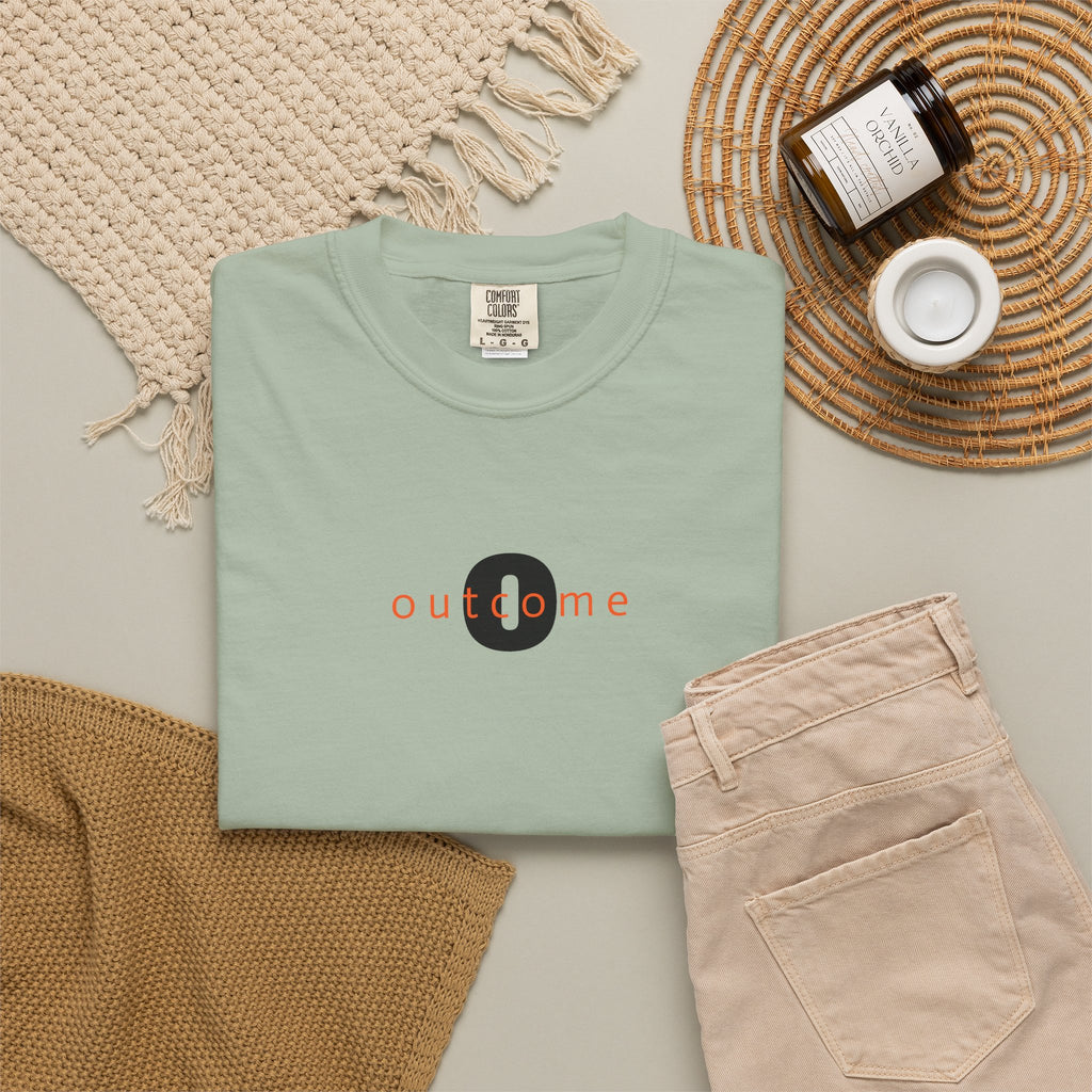 91 - Outcome Leadership- Strong Link Multi Color T-Shirt — Minimal Logo Tee for Leaders & Coaches